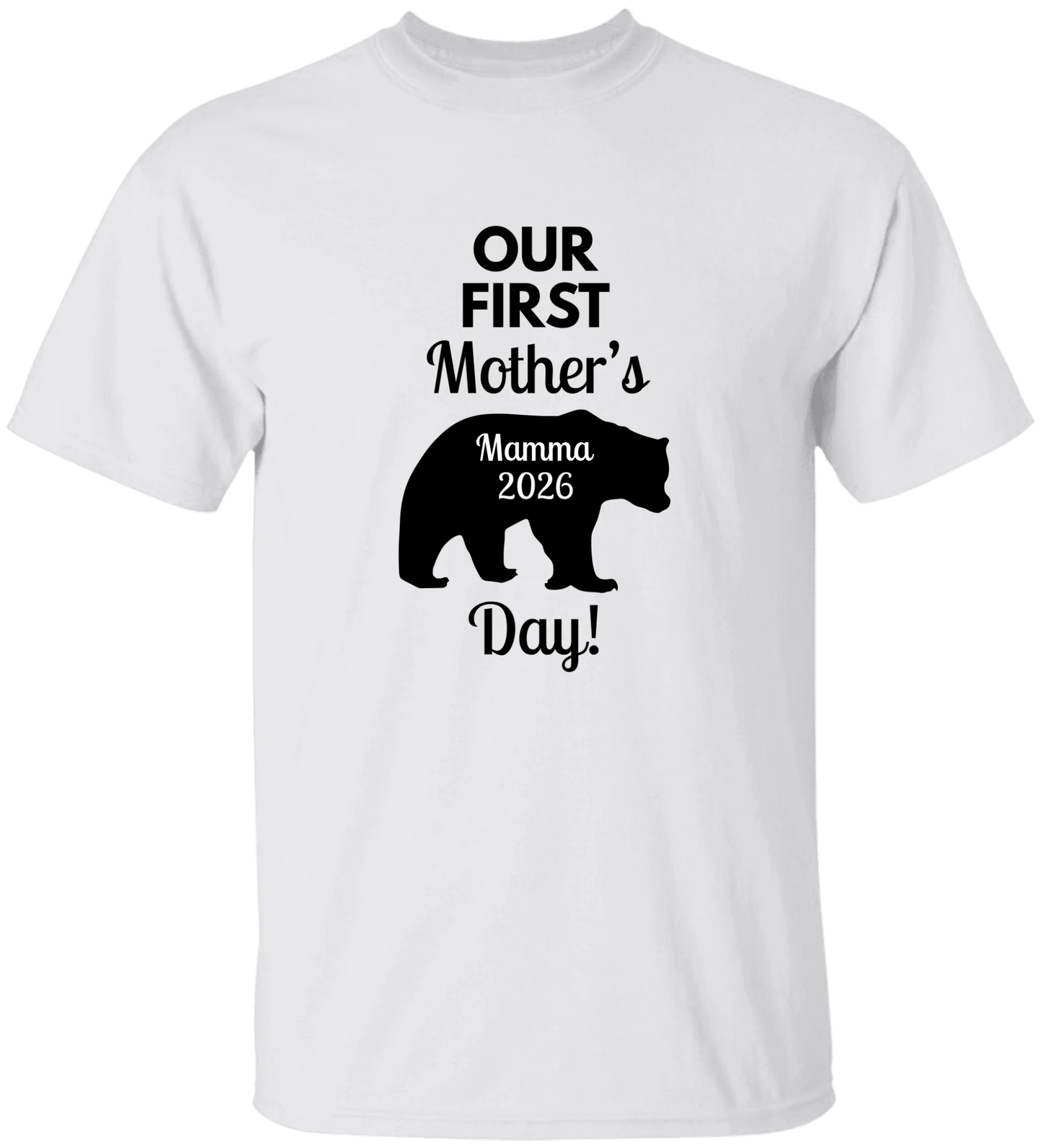 Personalized Mamma Bear Our First Mother's Day Matching Shirts BK