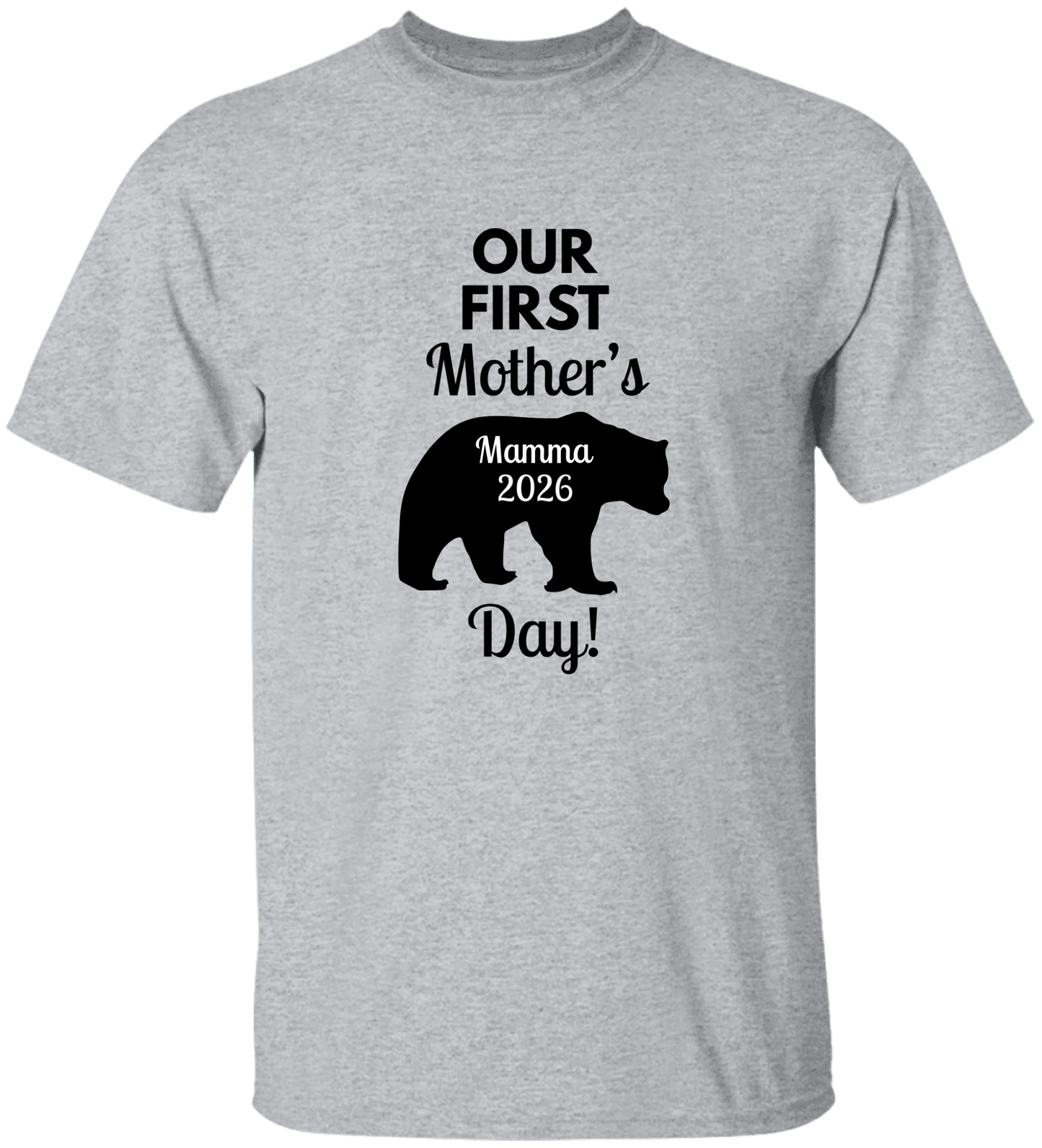 Personalized Mamma Bear Our First Mother's Day Matching Shirts BK