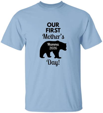 Personalized Mamma Bear Our First Mother's Day Matching Shirts BK