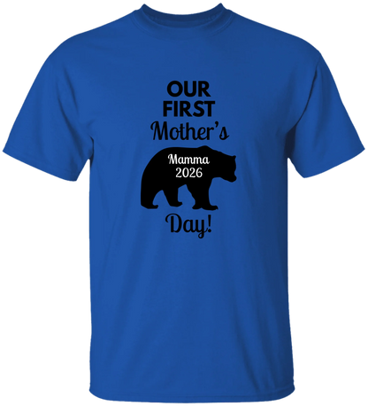 Personalized Mamma Bear Our First Mother's Day Matching Shirts BK