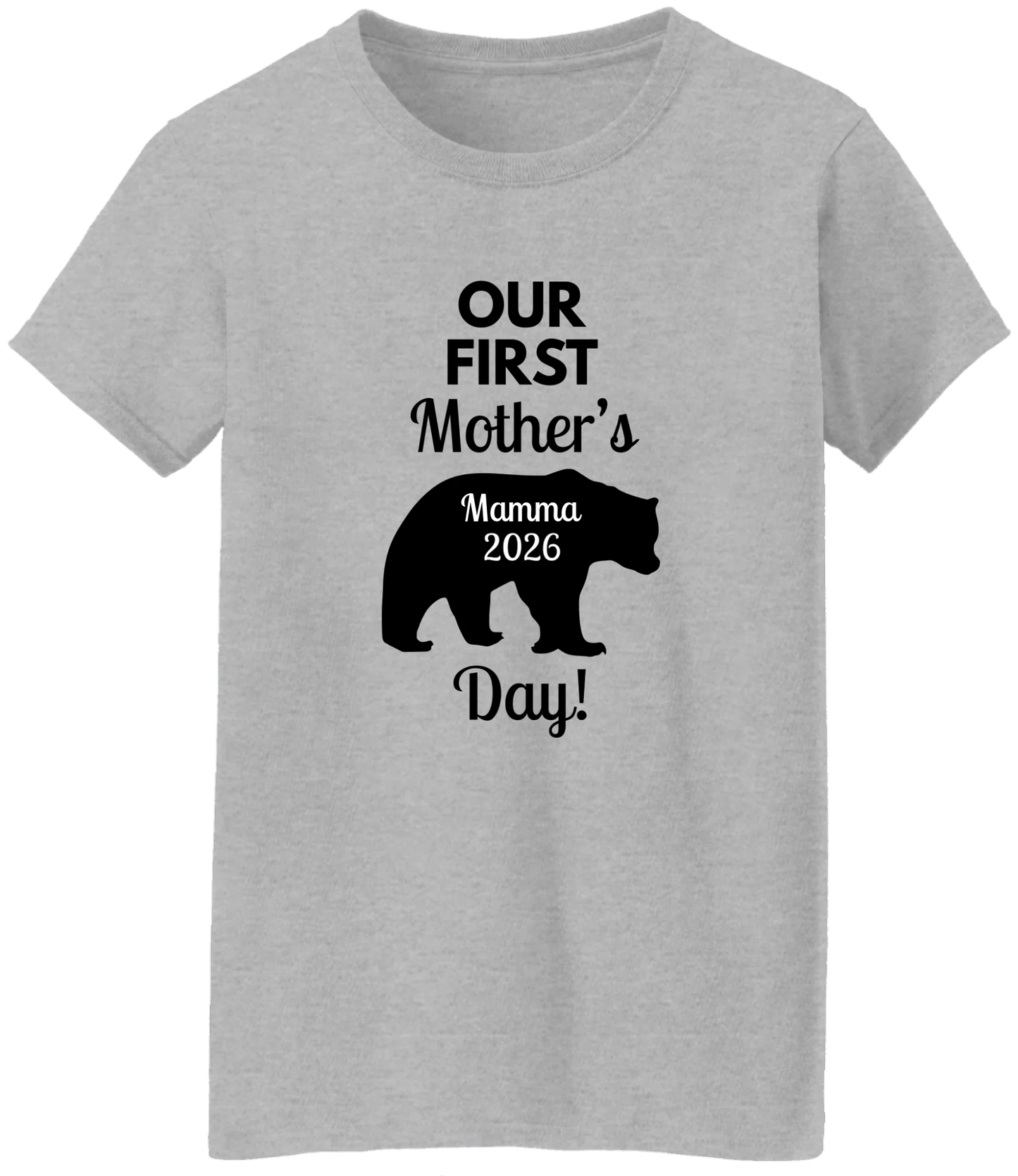 Personalized Mamma Bear Our First Mother's Day Matching Shirts BK