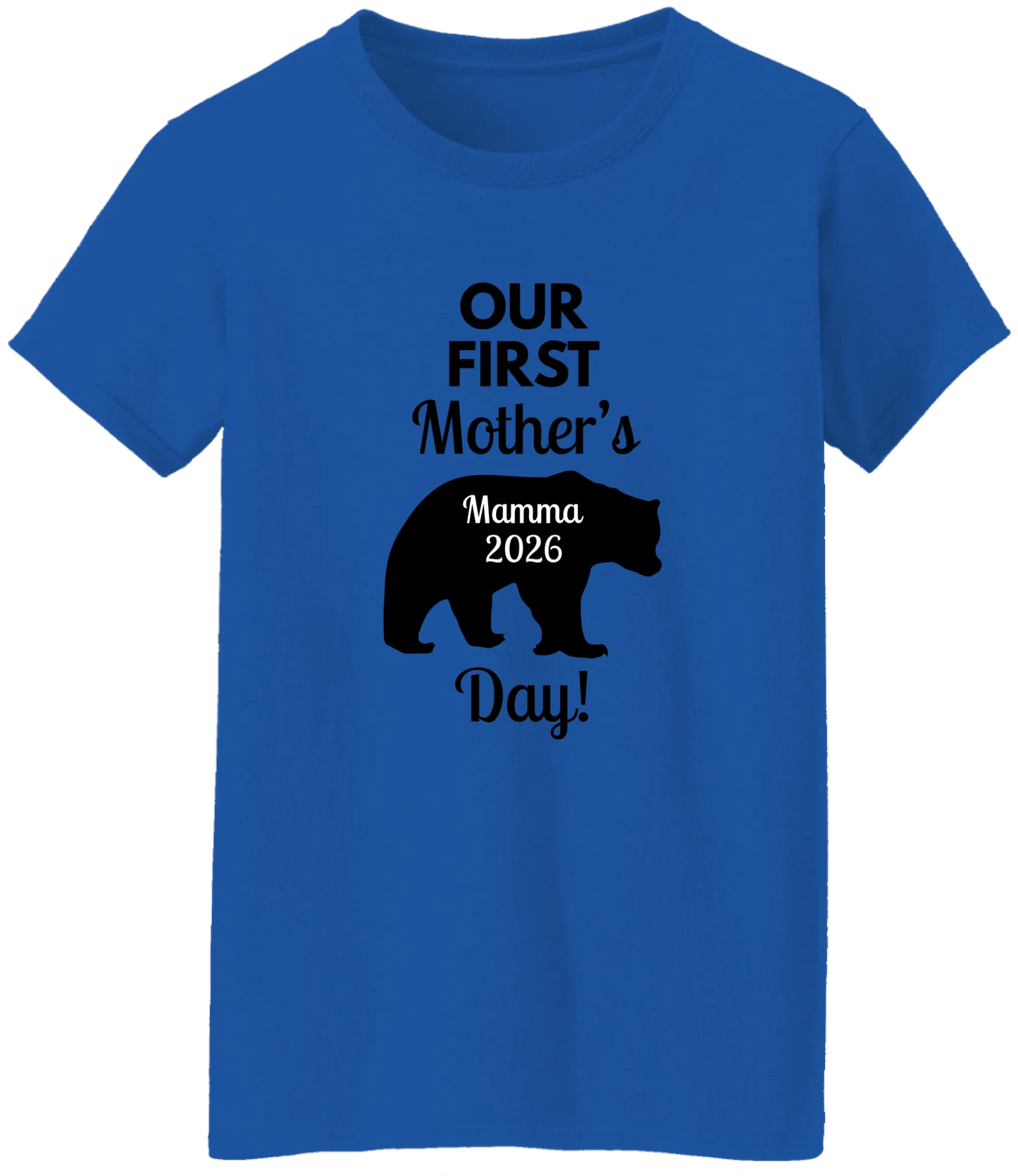 Personalized Mamma Bear Our First Mother's Day Matching Shirts BK