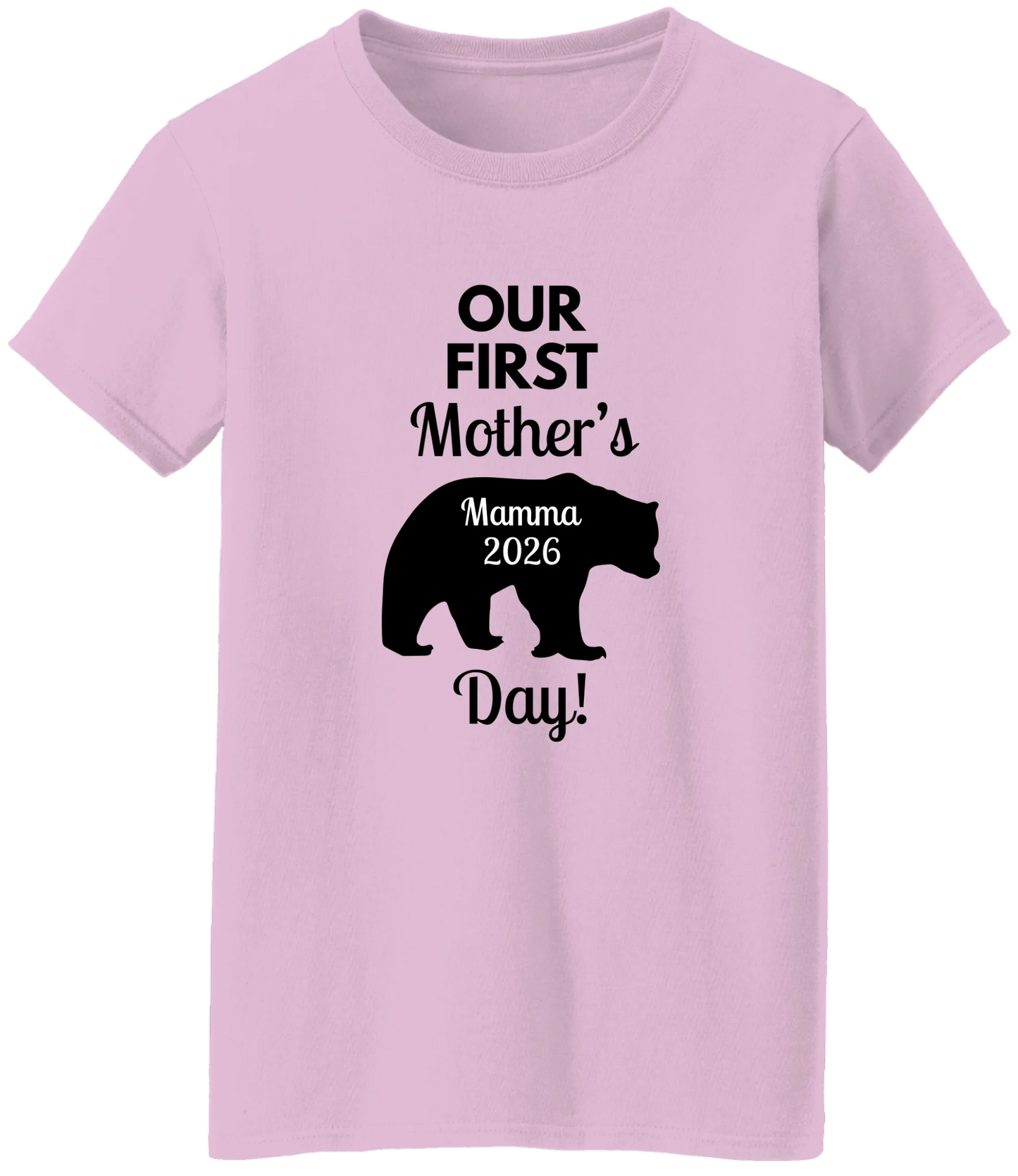 Personalized Mamma Bear Our First Mother's Day Matching Shirts BK