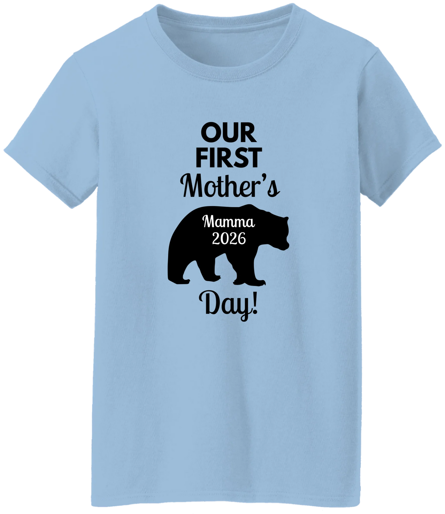 Personalized Mamma Bear Our First Mother's Day Matching Shirts BK