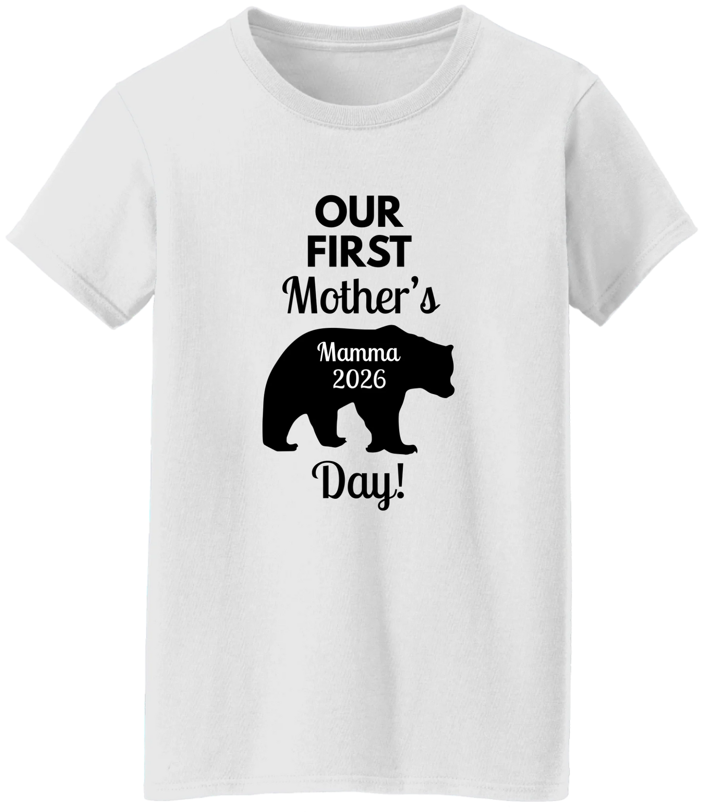 Personalized Mamma Bear Our First Mother's Day Matching Shirts BK
