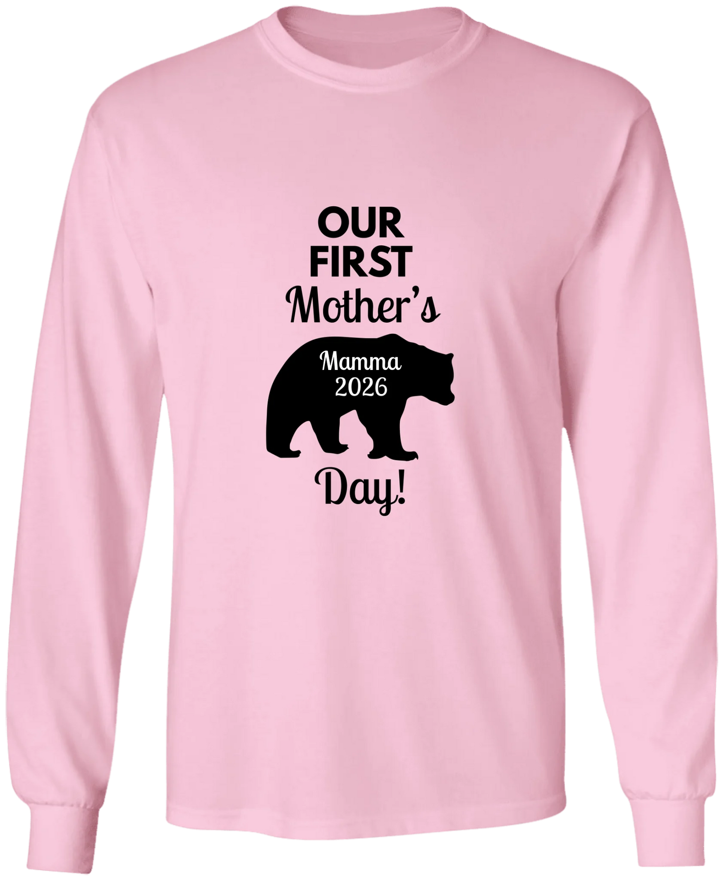 Personalized Mamma Bear Our First Mother's Day Matching Shirts BK