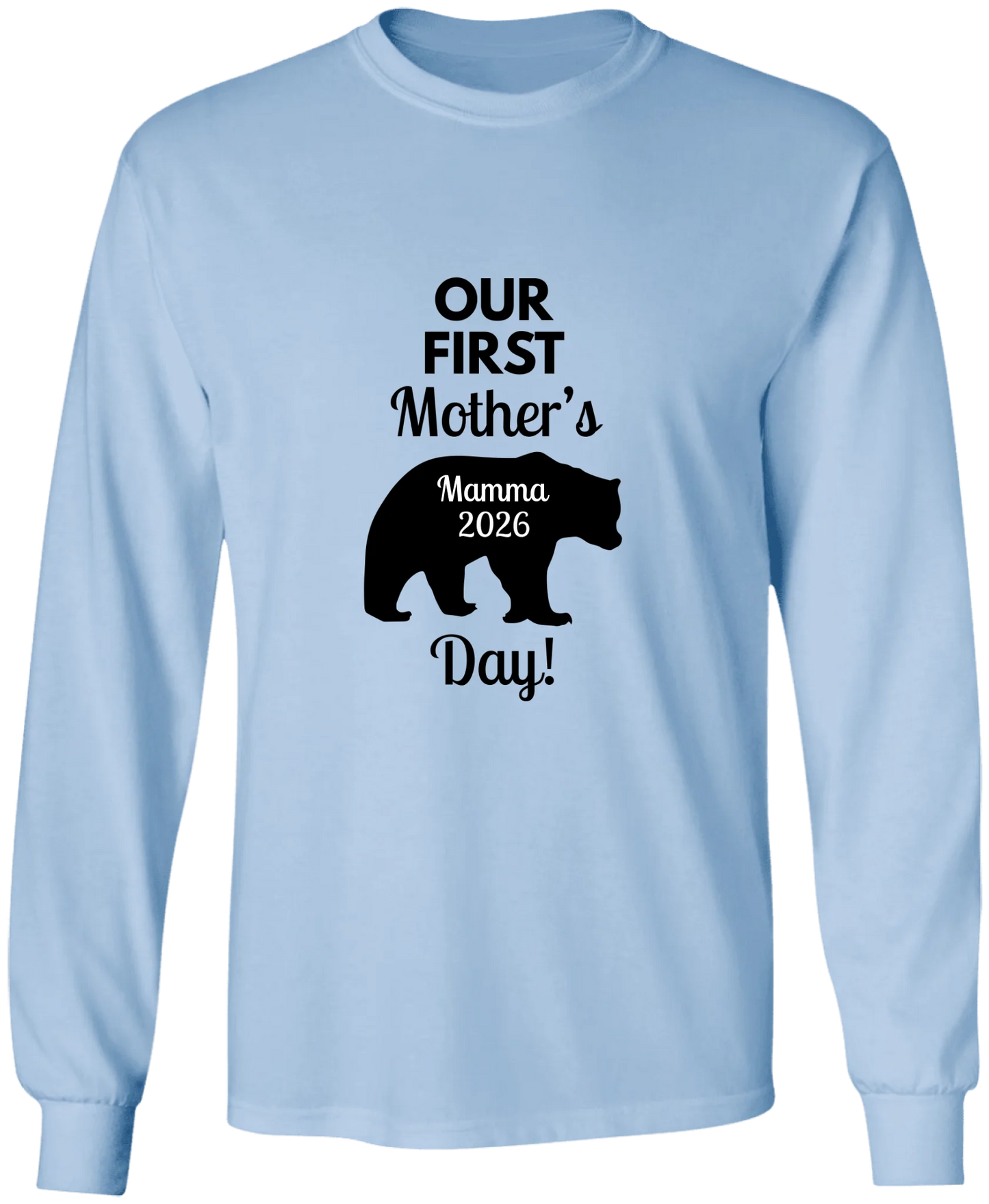 Personalized Mamma Bear Our First Mother's Day Matching Shirts BK