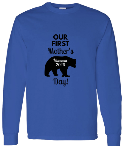 Personalized Mamma Bear Our First Mother's Day Matching Shirts BK