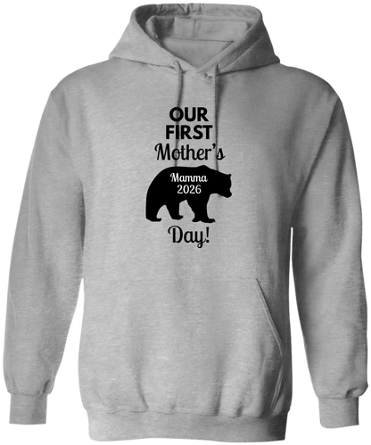 Personalized Mamma Bear Our First Mother's Day Matching Shirts BK