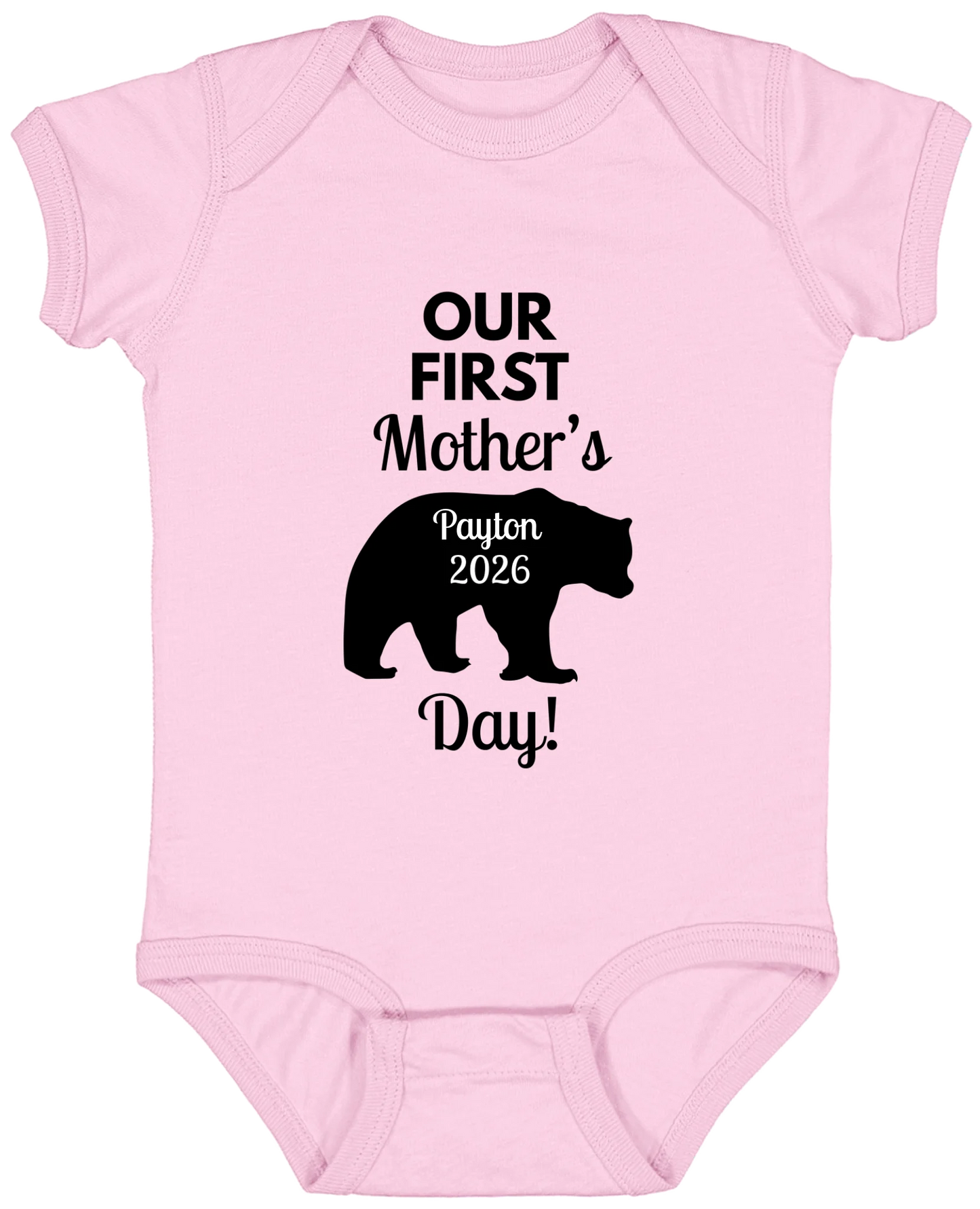 Personalized Mamma Bear Our First Mother's Day Matching Shirts BK
