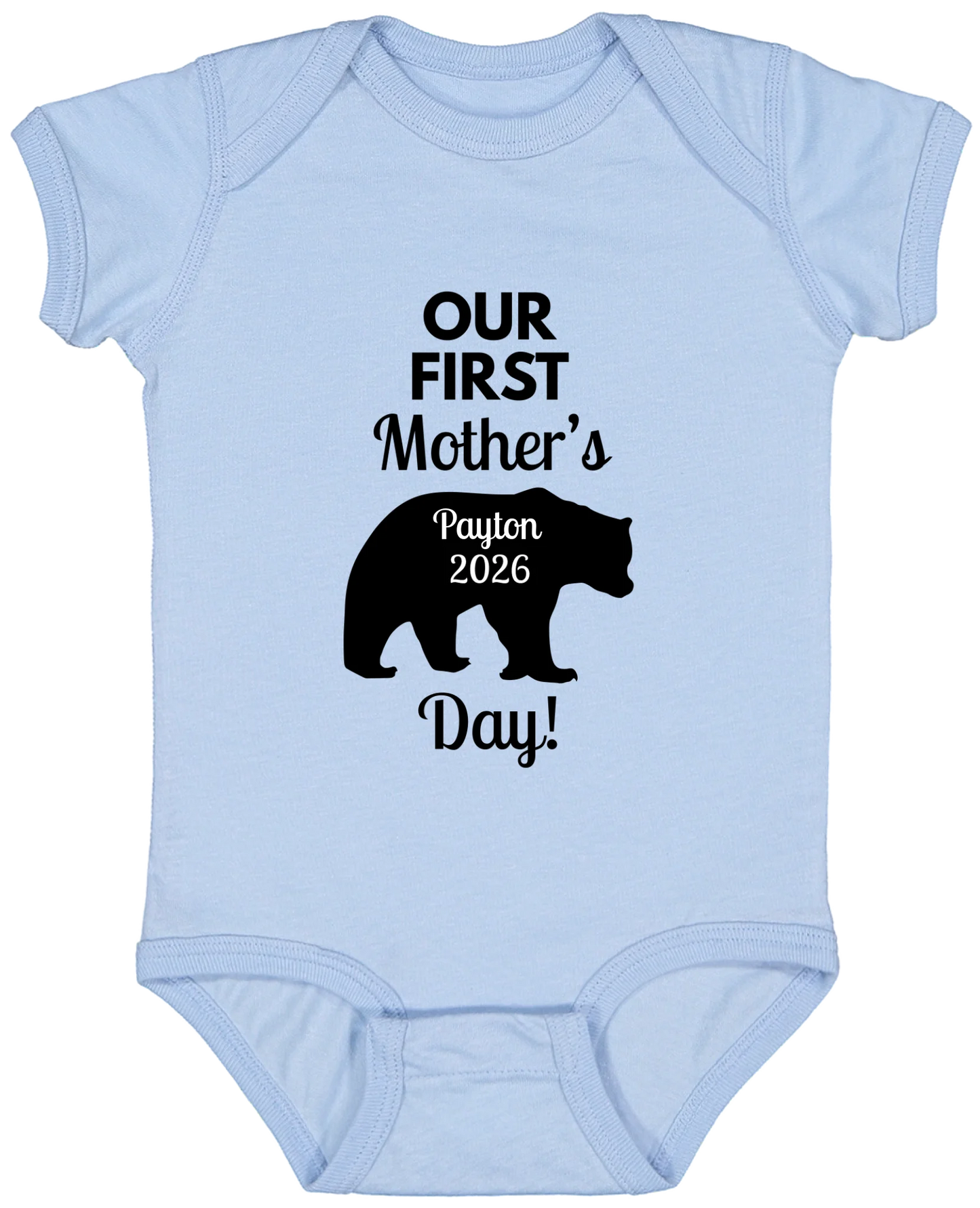 Personalized Mamma Bear Our First Mother's Day Matching Shirts BK