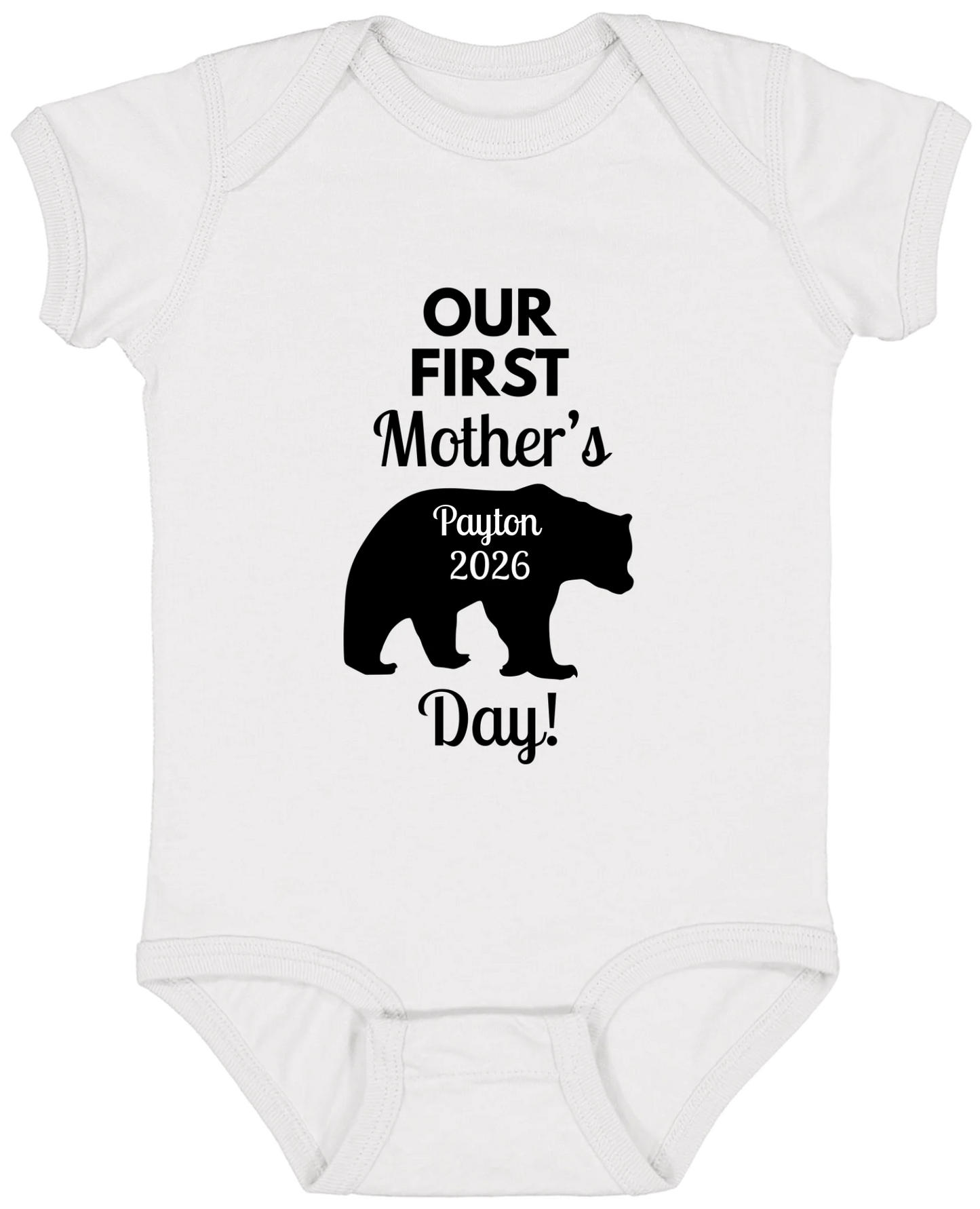 Personalized Mamma Bear Our First Mother's Day Matching Shirts BK