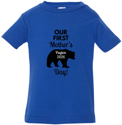 Personalized Mamma Bear Our First Mother's Day Matching Shirts BK