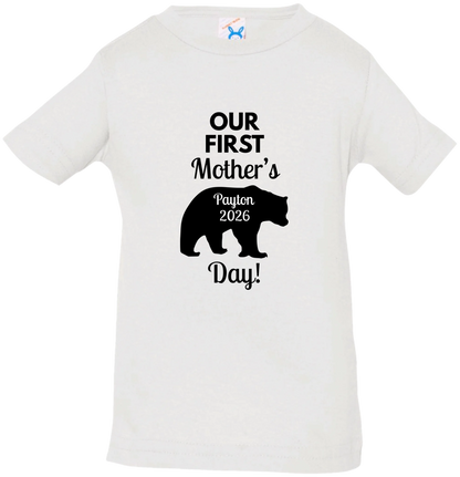 Personalized Mamma Bear Our First Mother's Day Matching Shirts BK