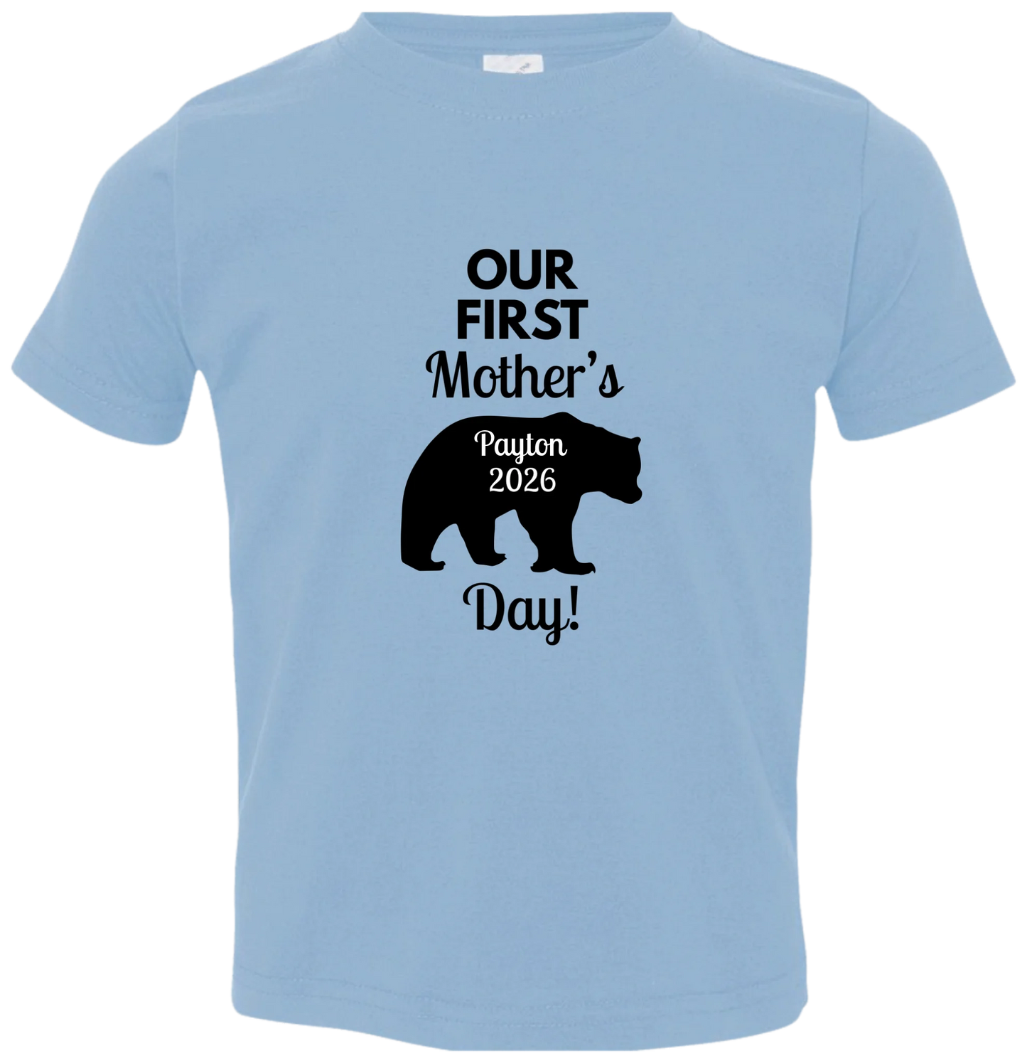 Personalized Mamma Bear Our First Mother's Day Matching Shirts BK