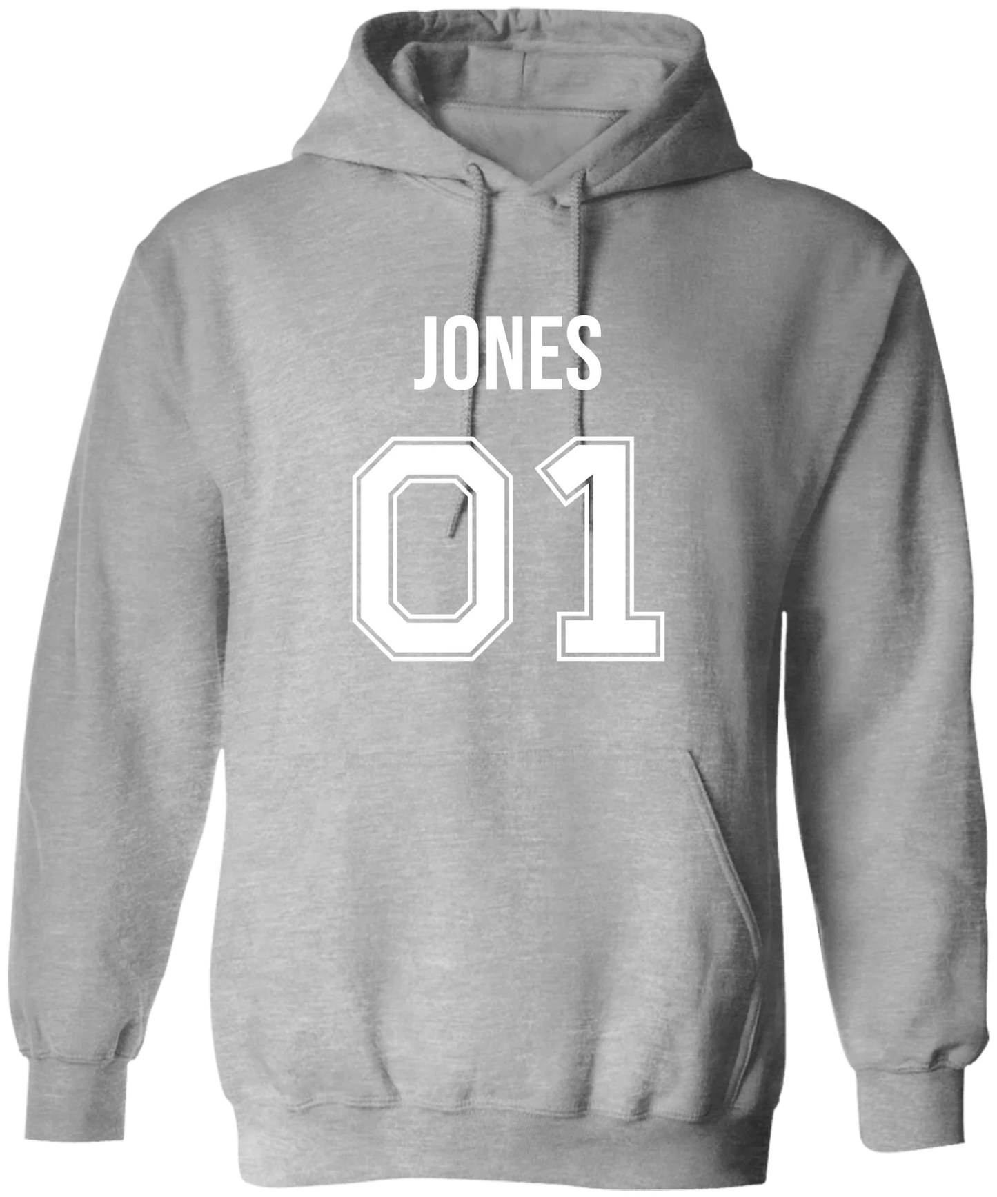Personalized Last Name Sport Team Style Matching Shirts (design on front)