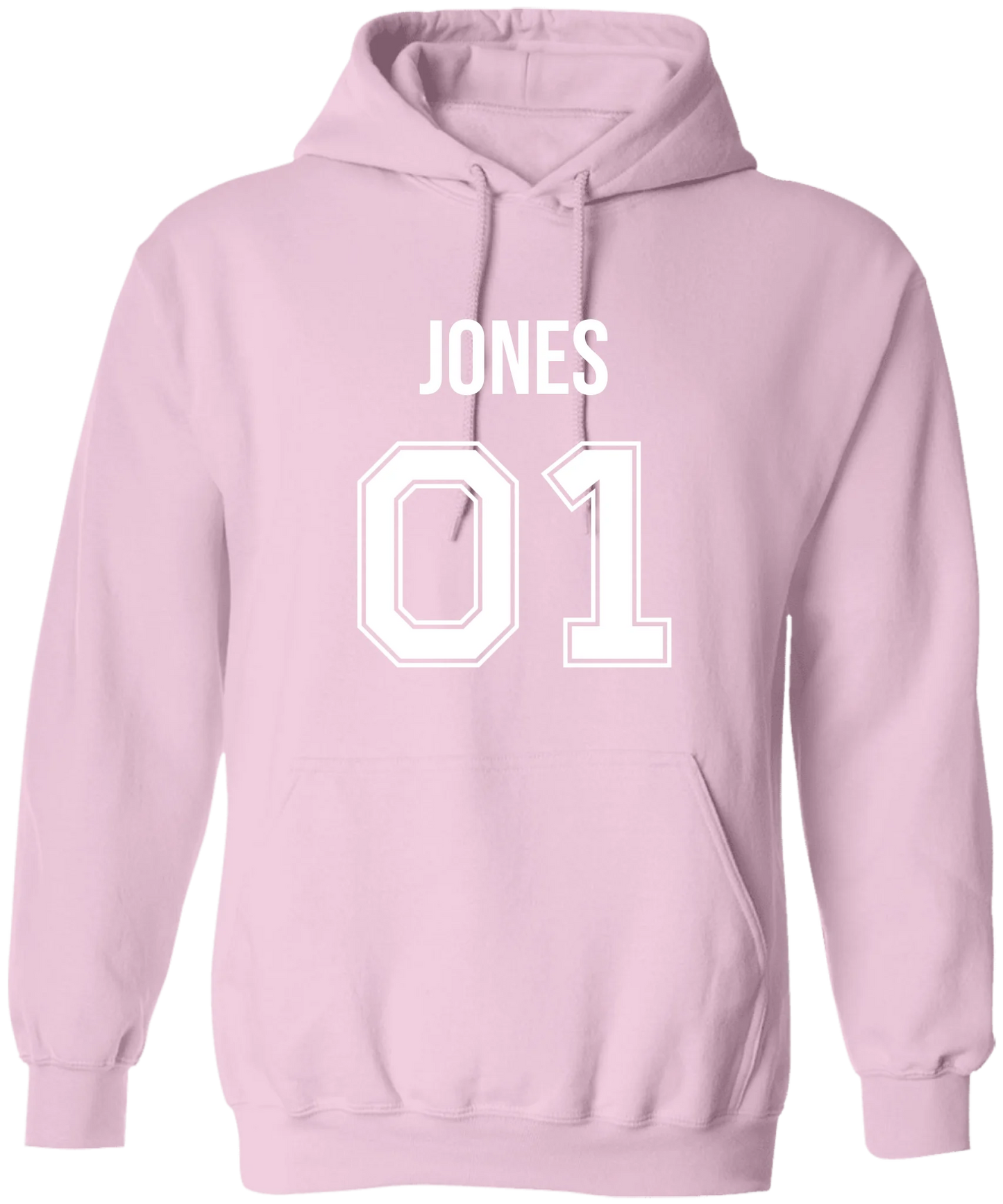 Personalized Last Name Sport Team Style Matching Shirts (design on front)
