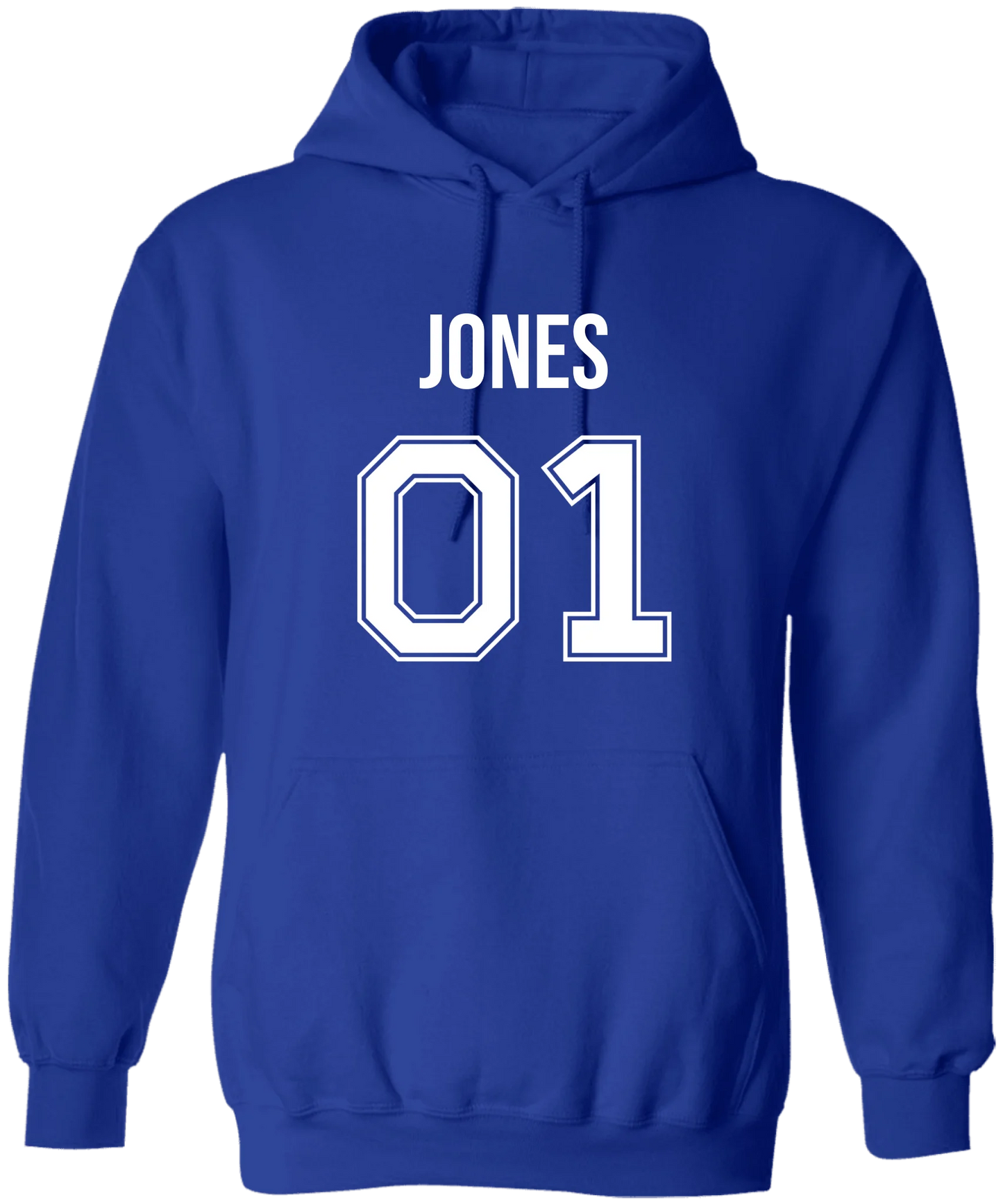 Personalized Last Name Sport Team Style Matching Shirts (design on front)