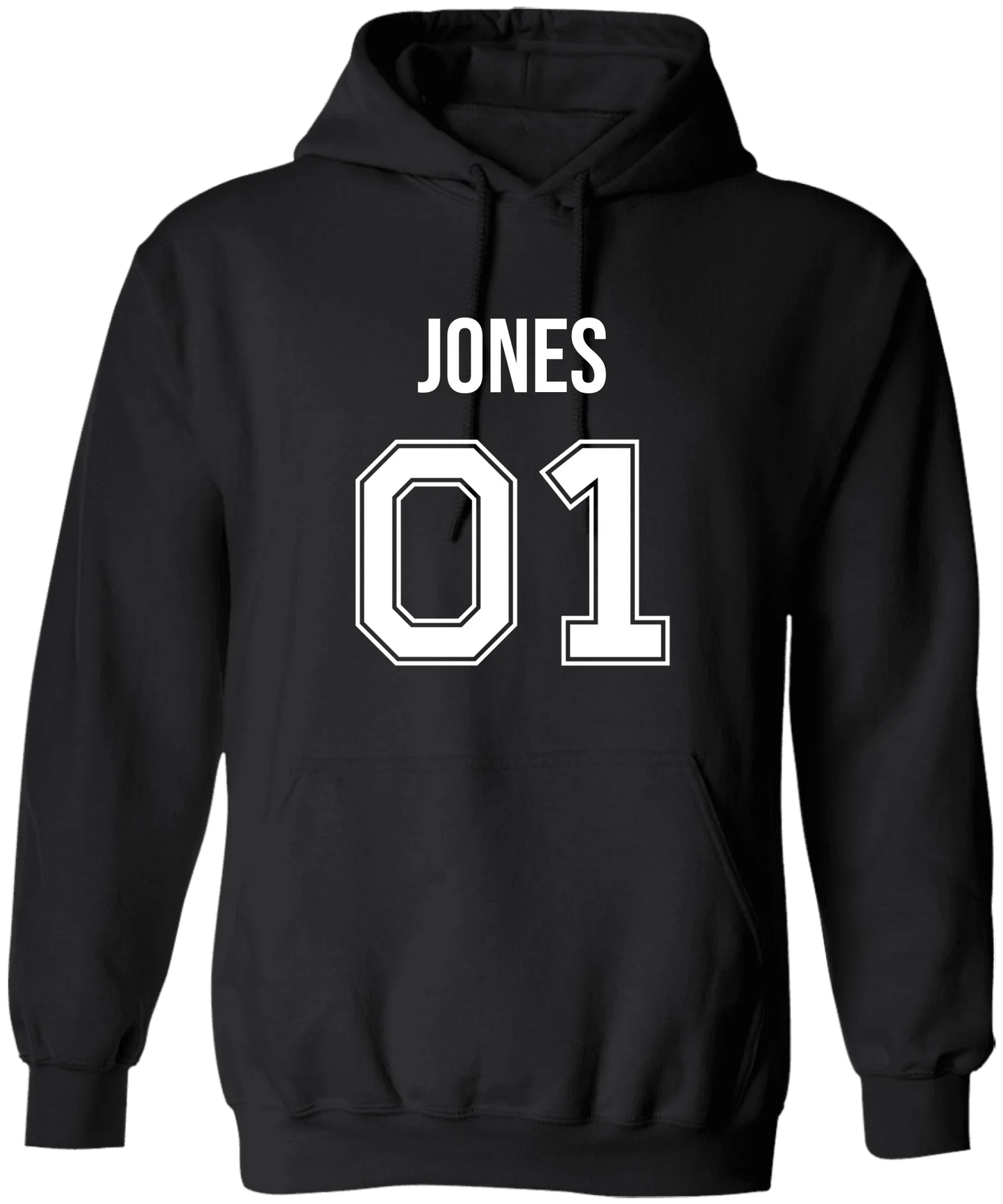 Personalized Last Name Sport Team Style Matching Shirts (design on front)