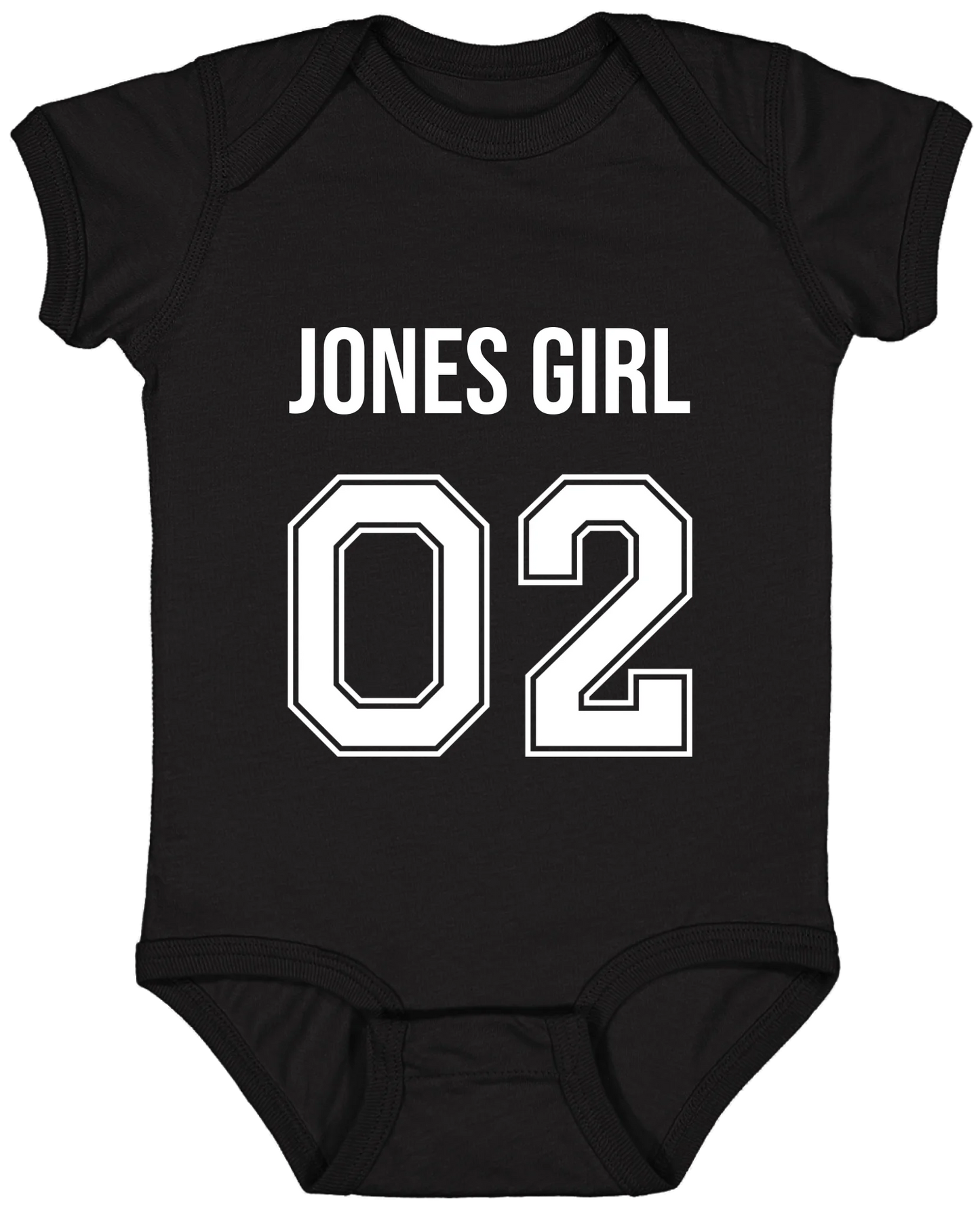 Personalized Last Name Sport Team Style Matching Shirts (design on front)