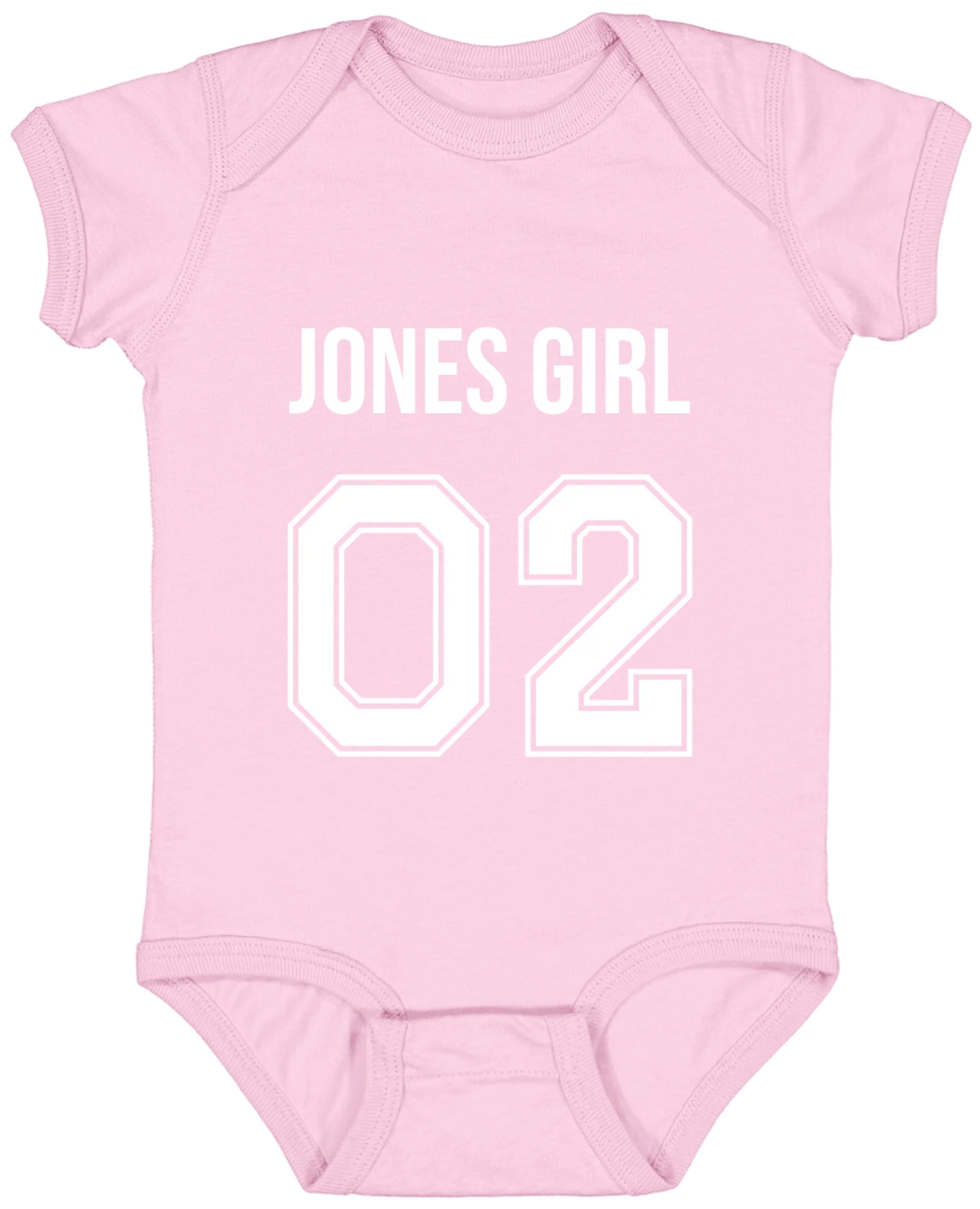Personalized Last Name Sport Team Style Matching Shirts (design on front)