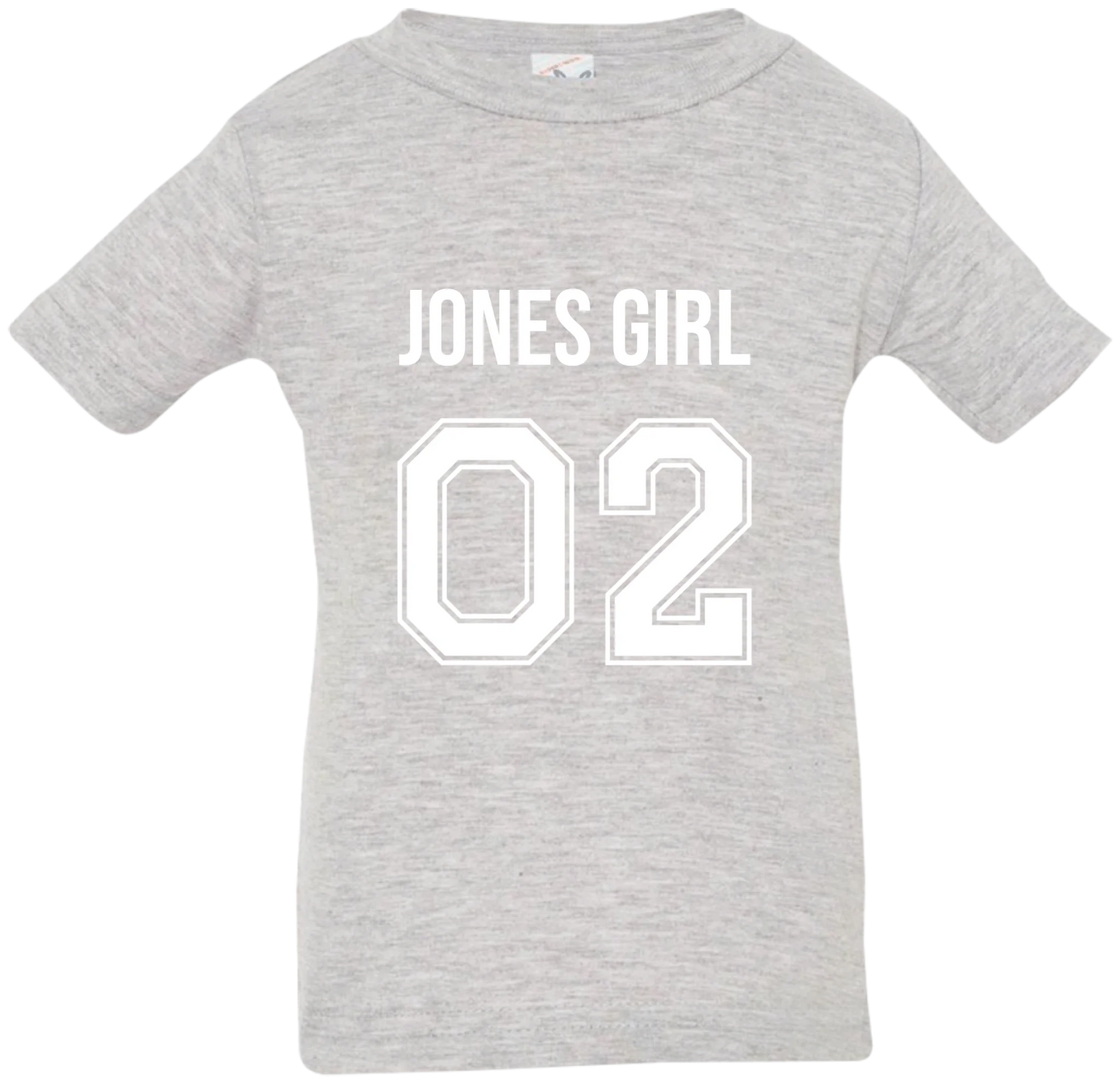 Personalized Last Name Sport Team Style Matching Shirts (design on front)