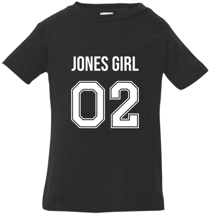Personalized Last Name Sport Team Style Matching Shirts (design on front)