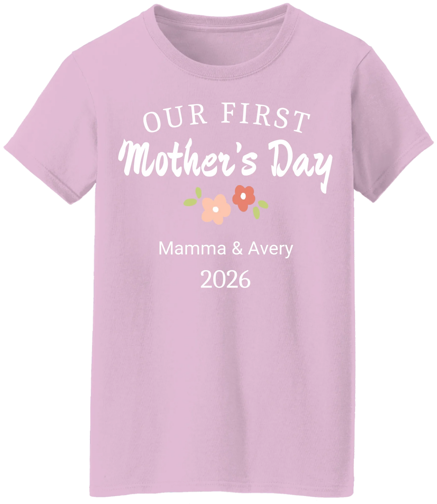 Personalized - Our First Mother's Day Mom & Baby Matching Shirts