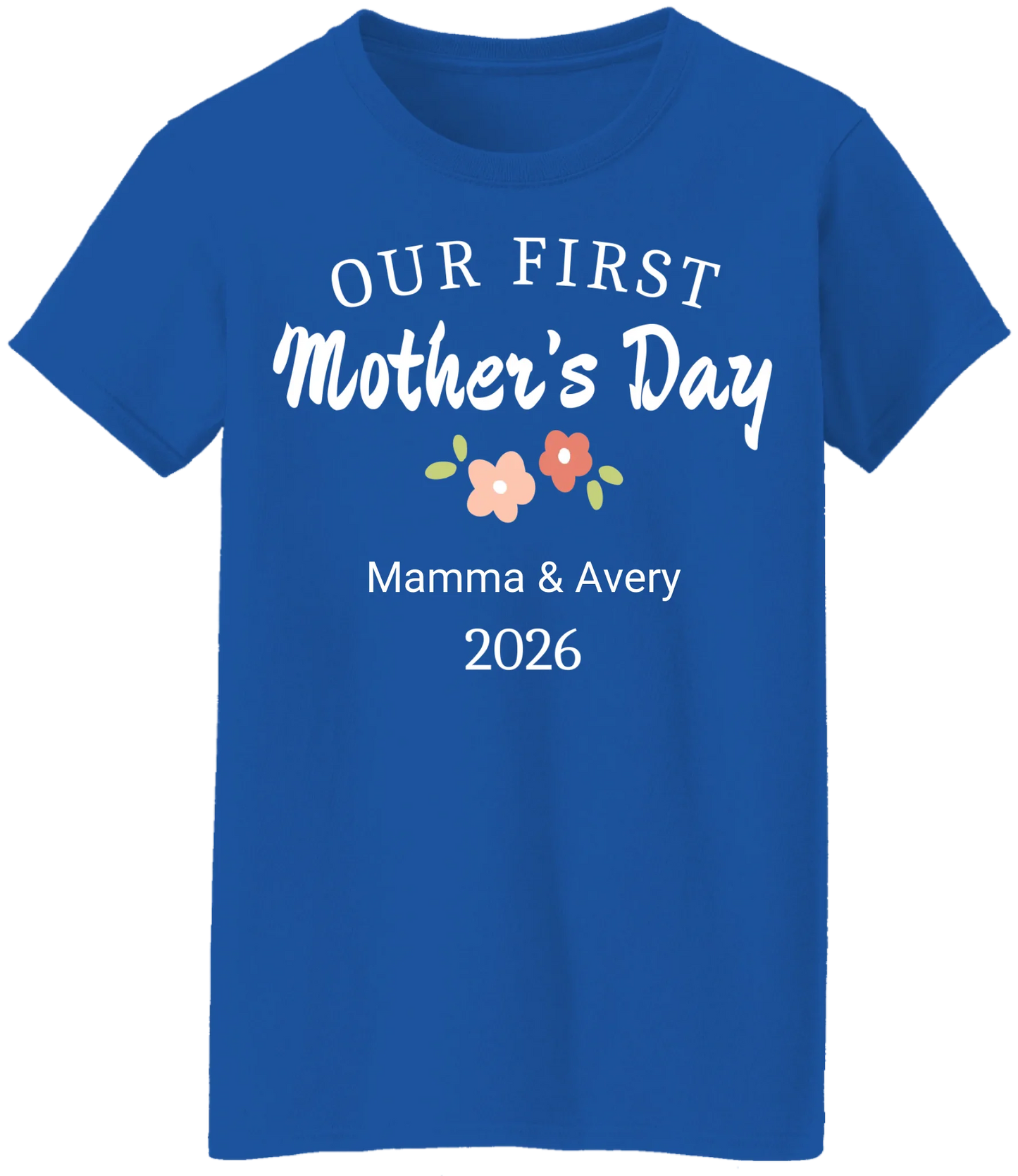 Personalized - Our First Mother's Day Mom & Baby Matching Shirts