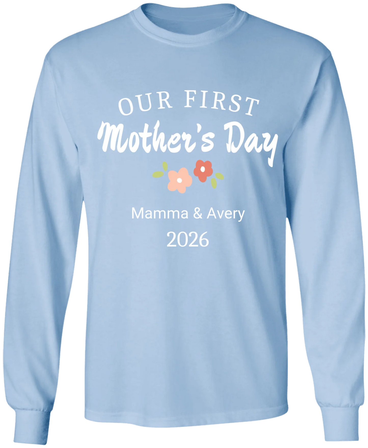 Personalized - Our First Mother's Day Mom & Baby Matching Shirts