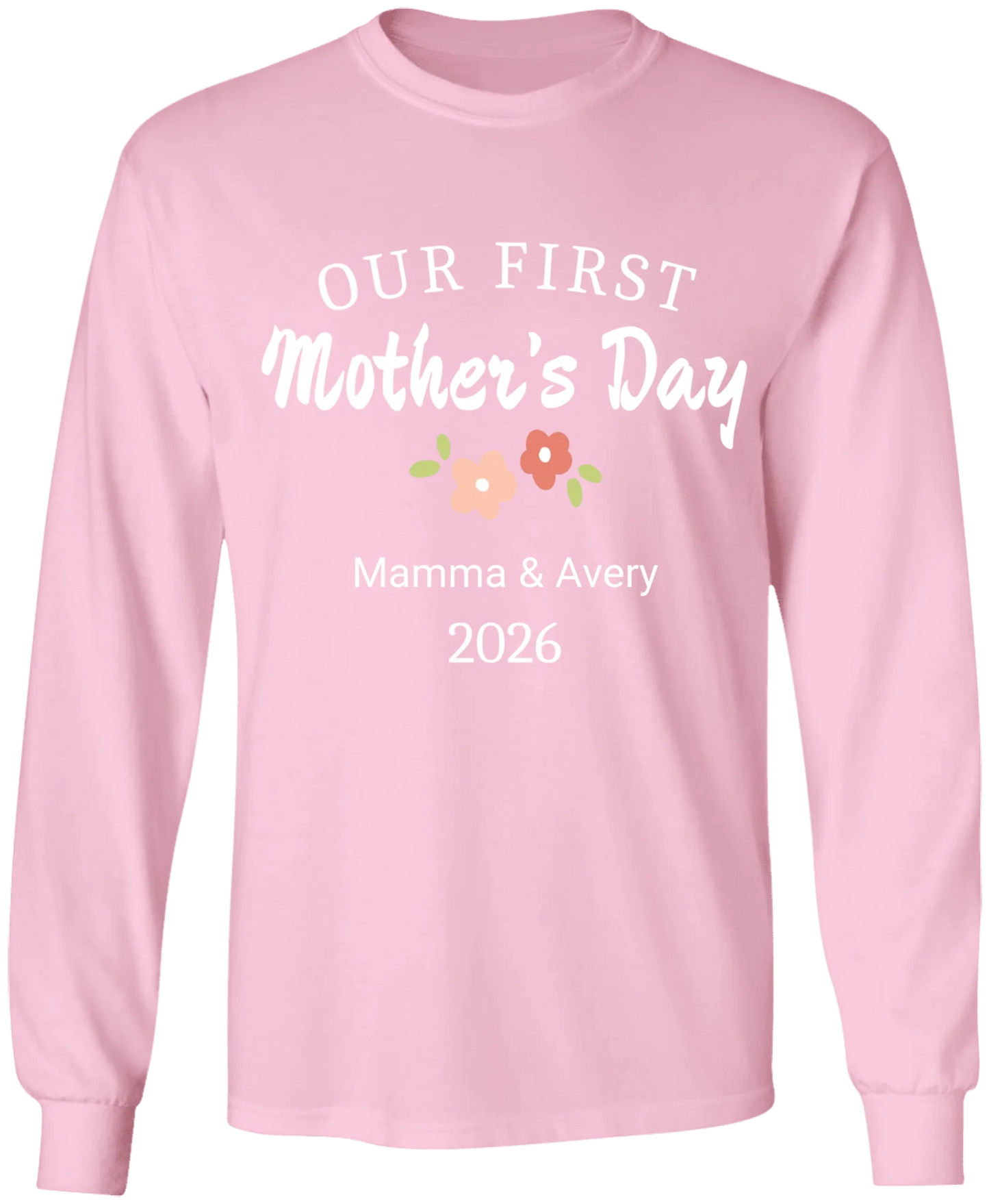 Personalized - Our First Mother's Day Mom & Baby Matching Shirts