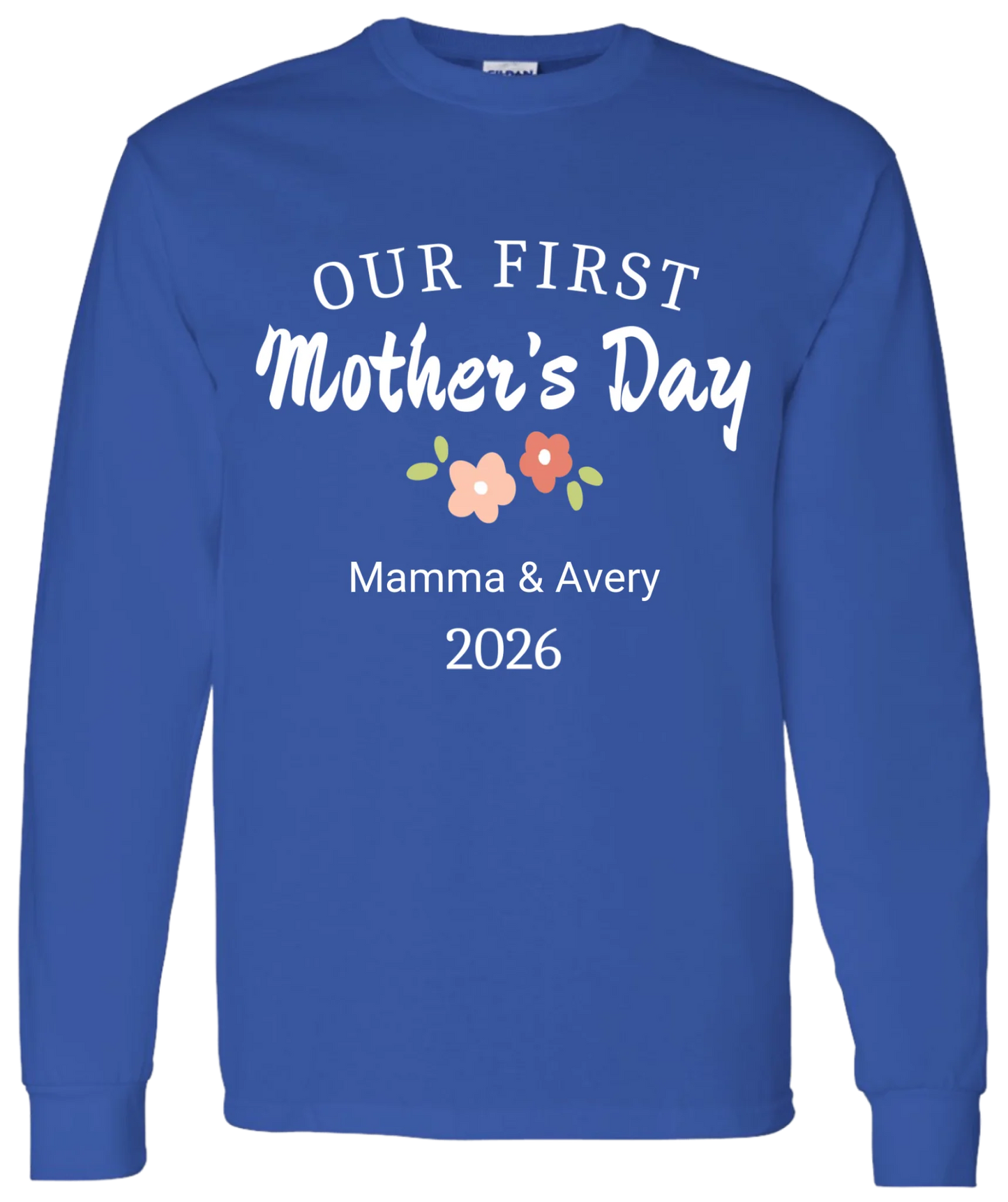 Personalized - Our First Mother's Day Mom & Baby Matching Shirts