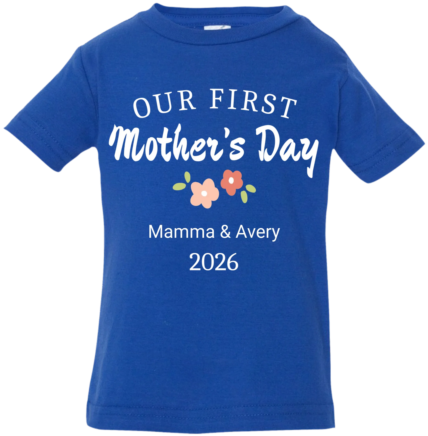 Personalized - Our First Mother's Day Mom & Baby Matching Shirts