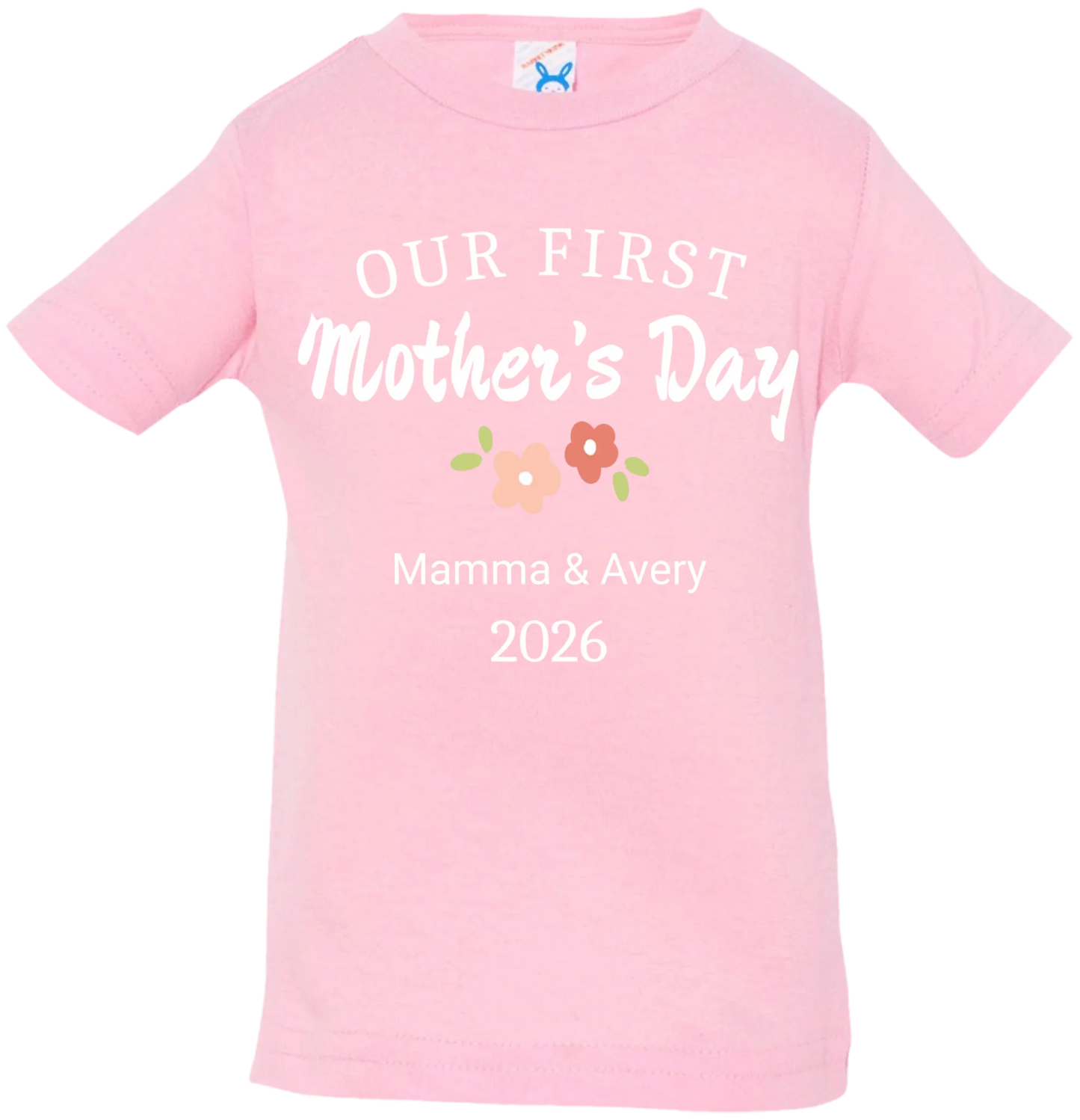 Personalized - Our First Mother's Day Mom & Baby Matching Shirts