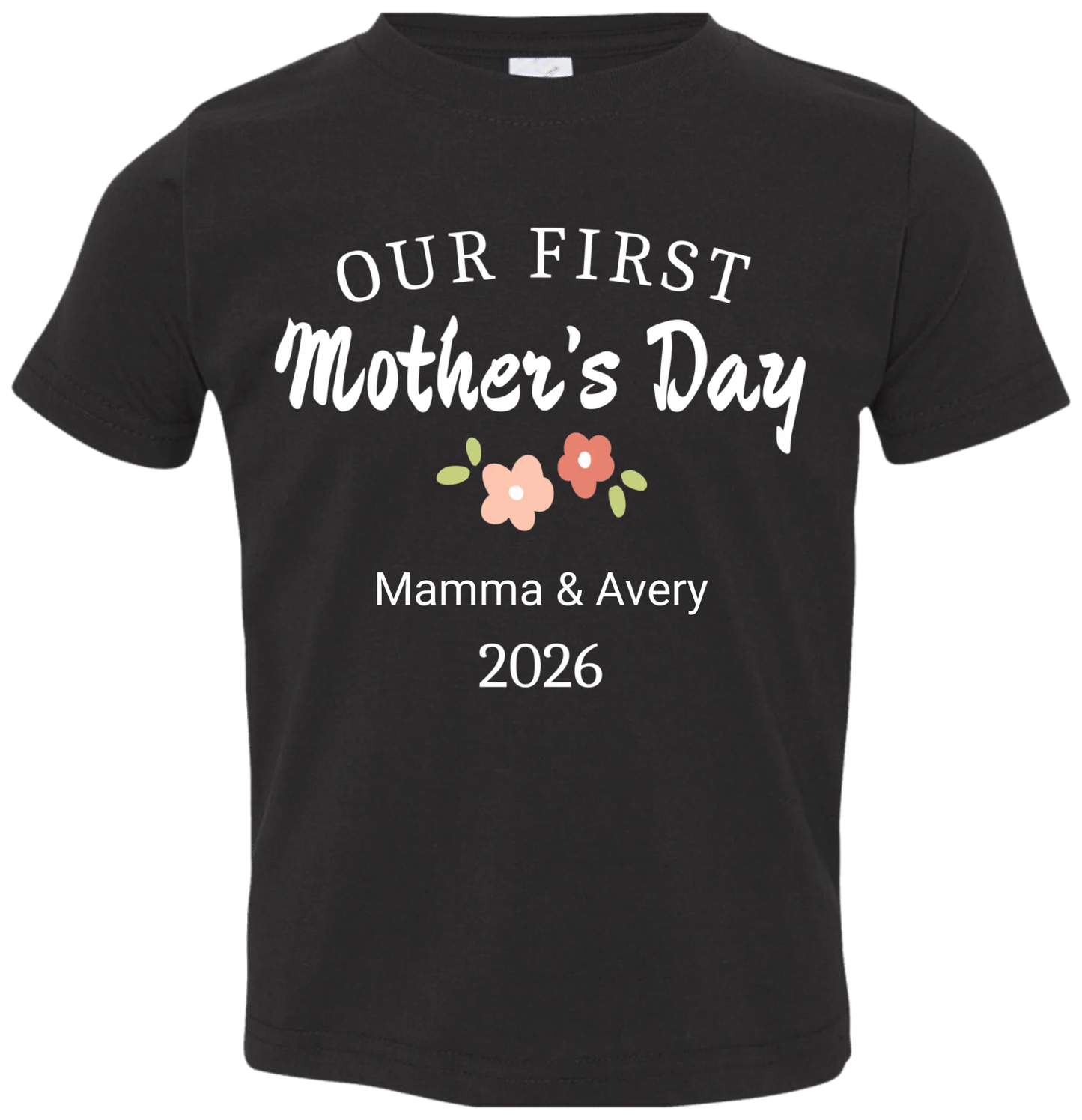 Personalized - Our First Mother's Day Mom & Baby Matching Shirts