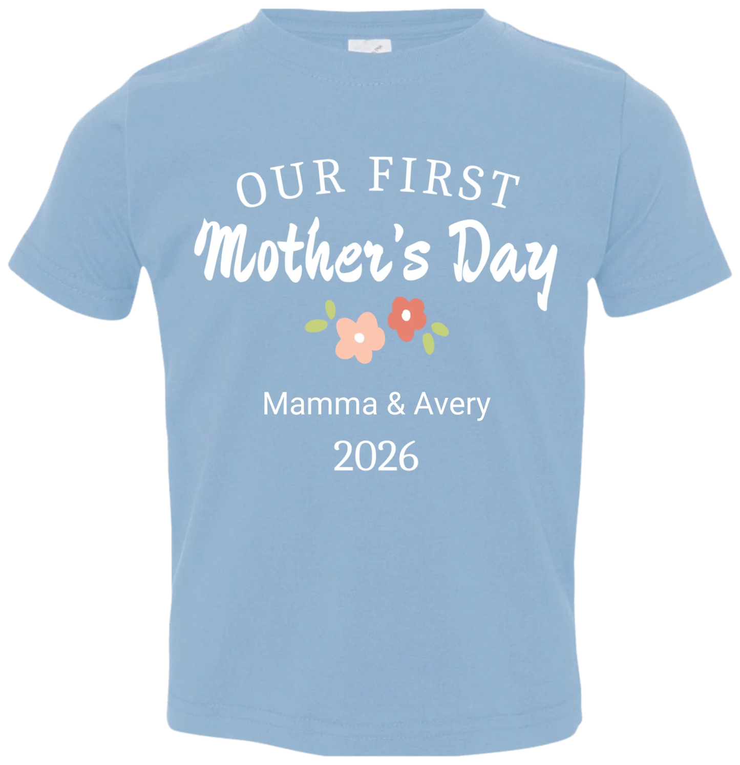 Personalized - Our First Mother's Day Mom & Baby Matching Shirts