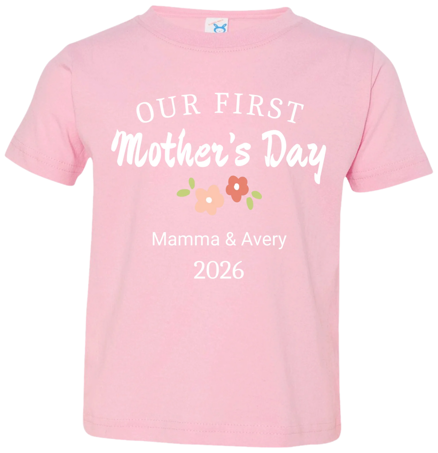 Personalized - Our First Mother's Day Mom & Baby Matching Shirts