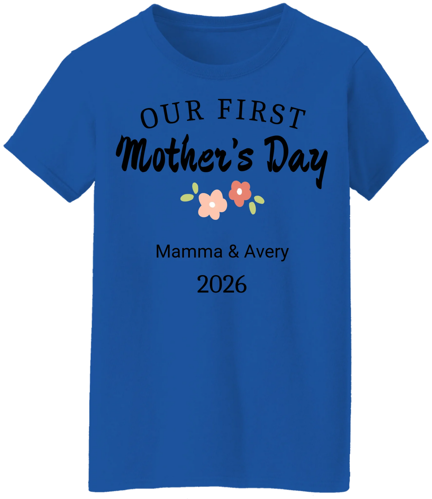 Personalized - Our First Mother's Day Mom & Baby Matching Shirts - BK