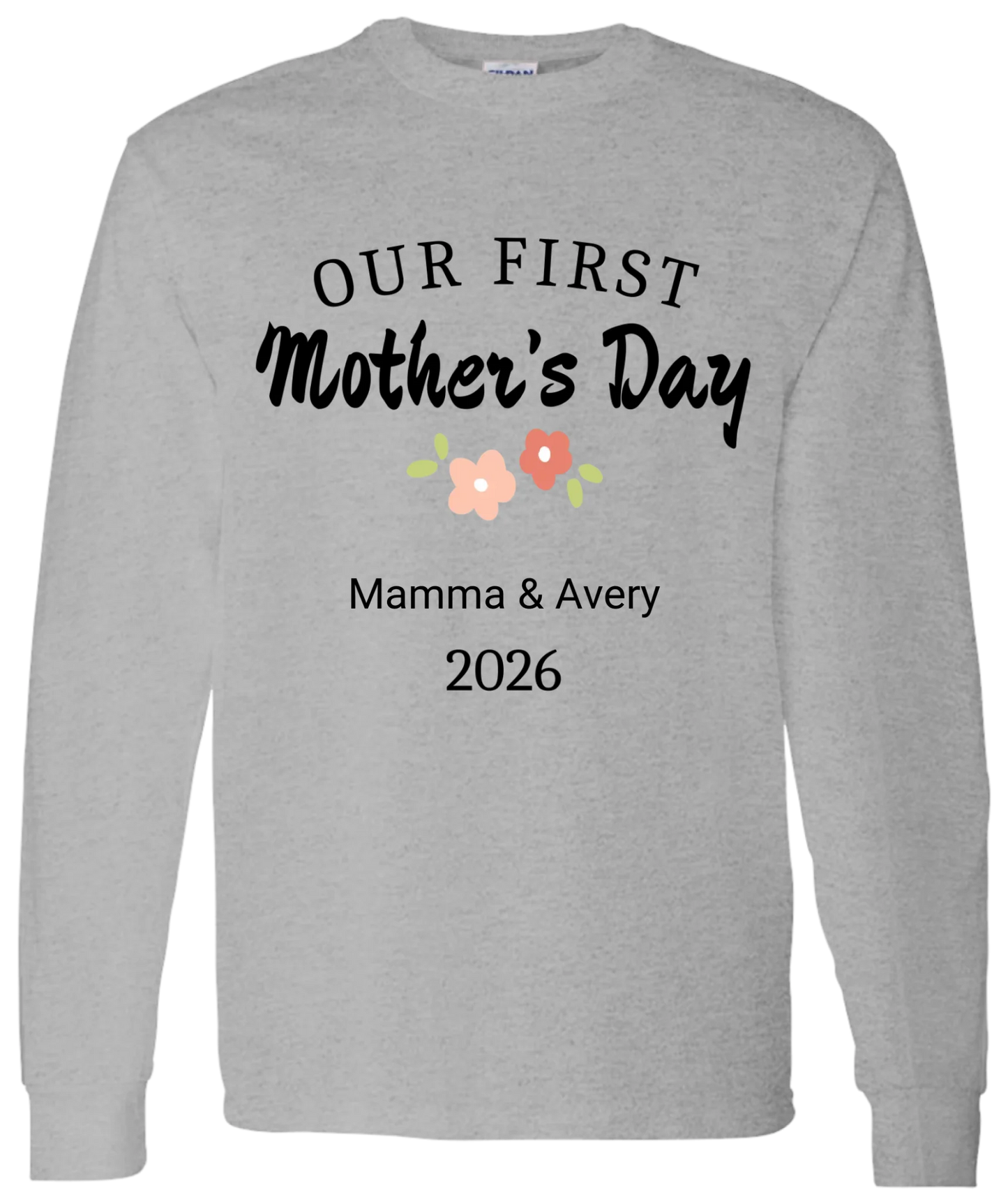 Personalized - Our First Mother's Day Mom & Baby Matching Shirts - BK