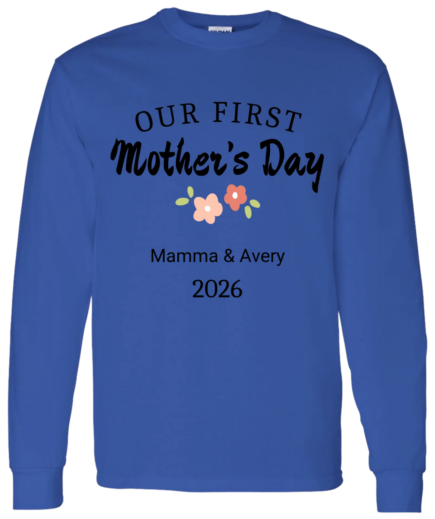 Personalized - Our First Mother's Day Mom & Baby Matching Shirts - BK