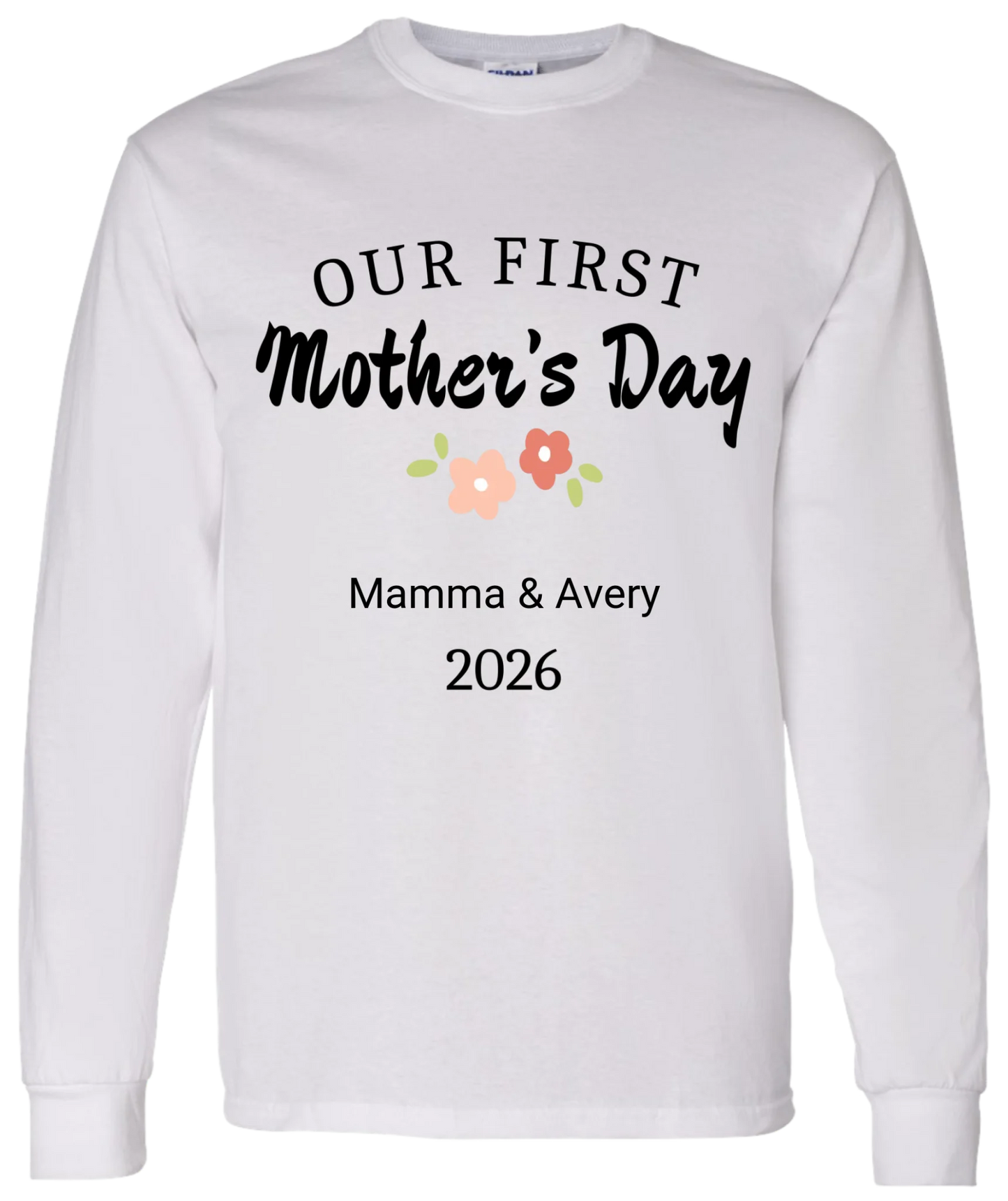 Personalized - Our First Mother's Day Mom & Baby Matching Shirts - BK
