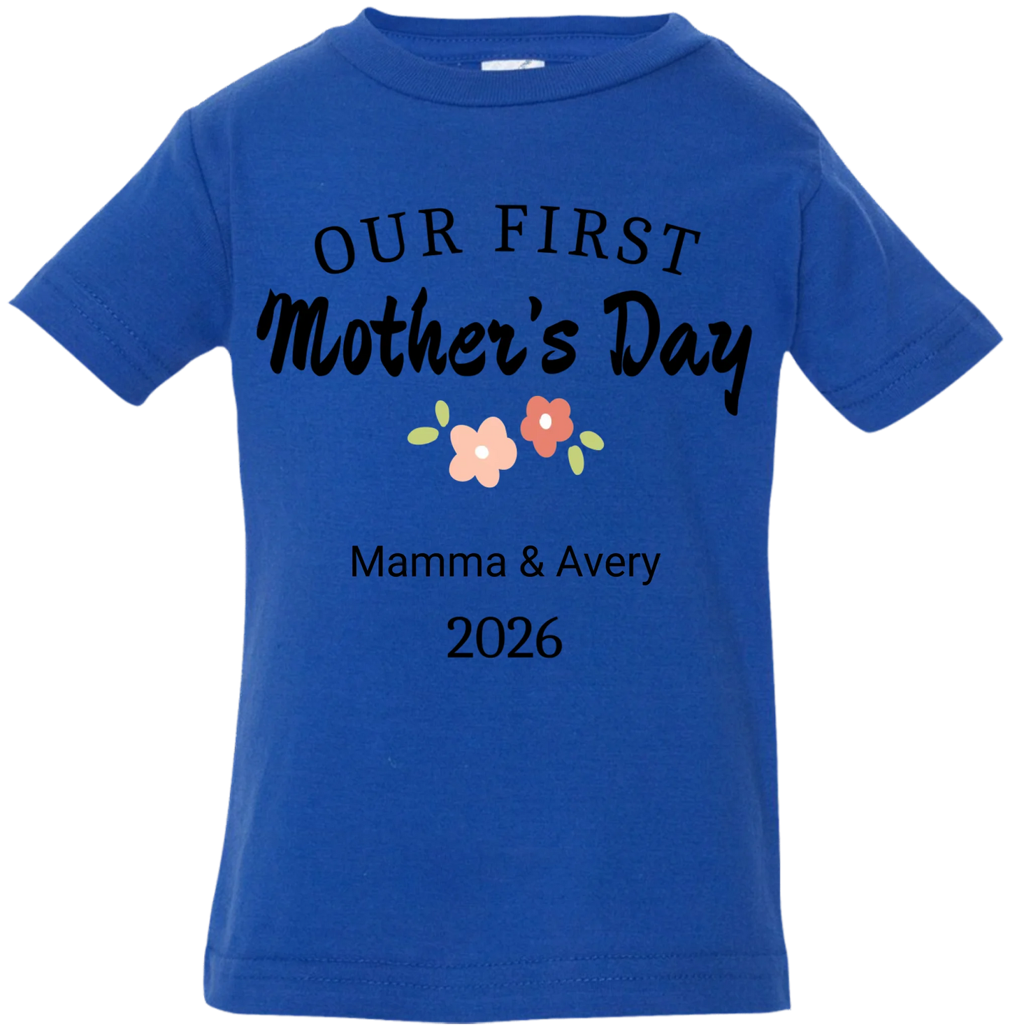 Personalized - Our First Mother's Day Mom & Baby Matching Shirts - BK