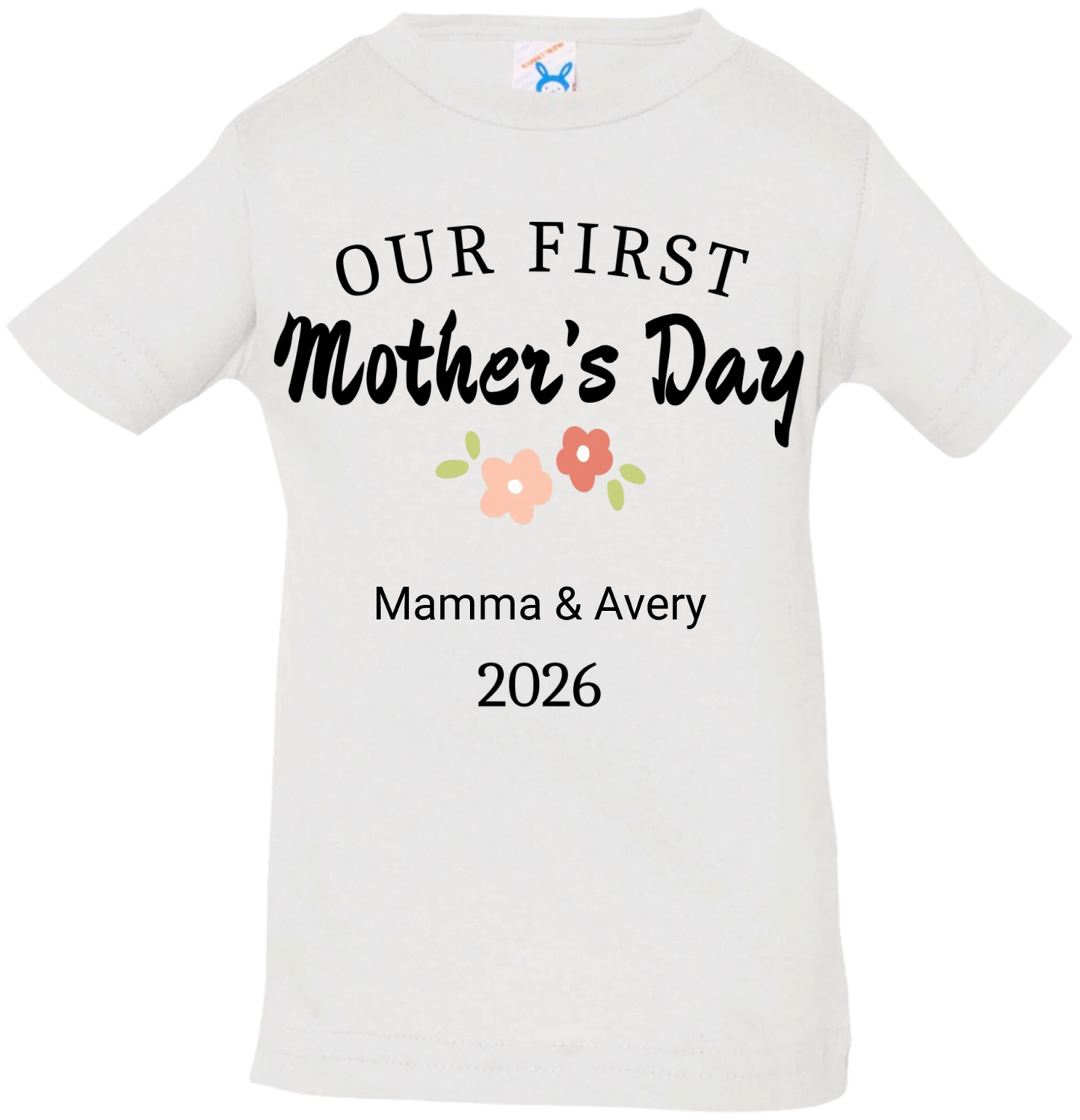 Personalized - Our First Mother's Day Mom & Baby Matching Shirts - BK