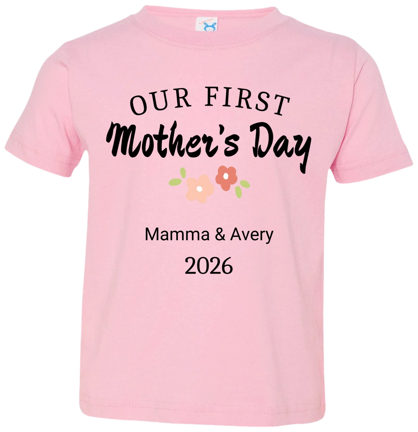 Personalized - Our First Mother's Day Mom & Baby Matching Shirts - BK