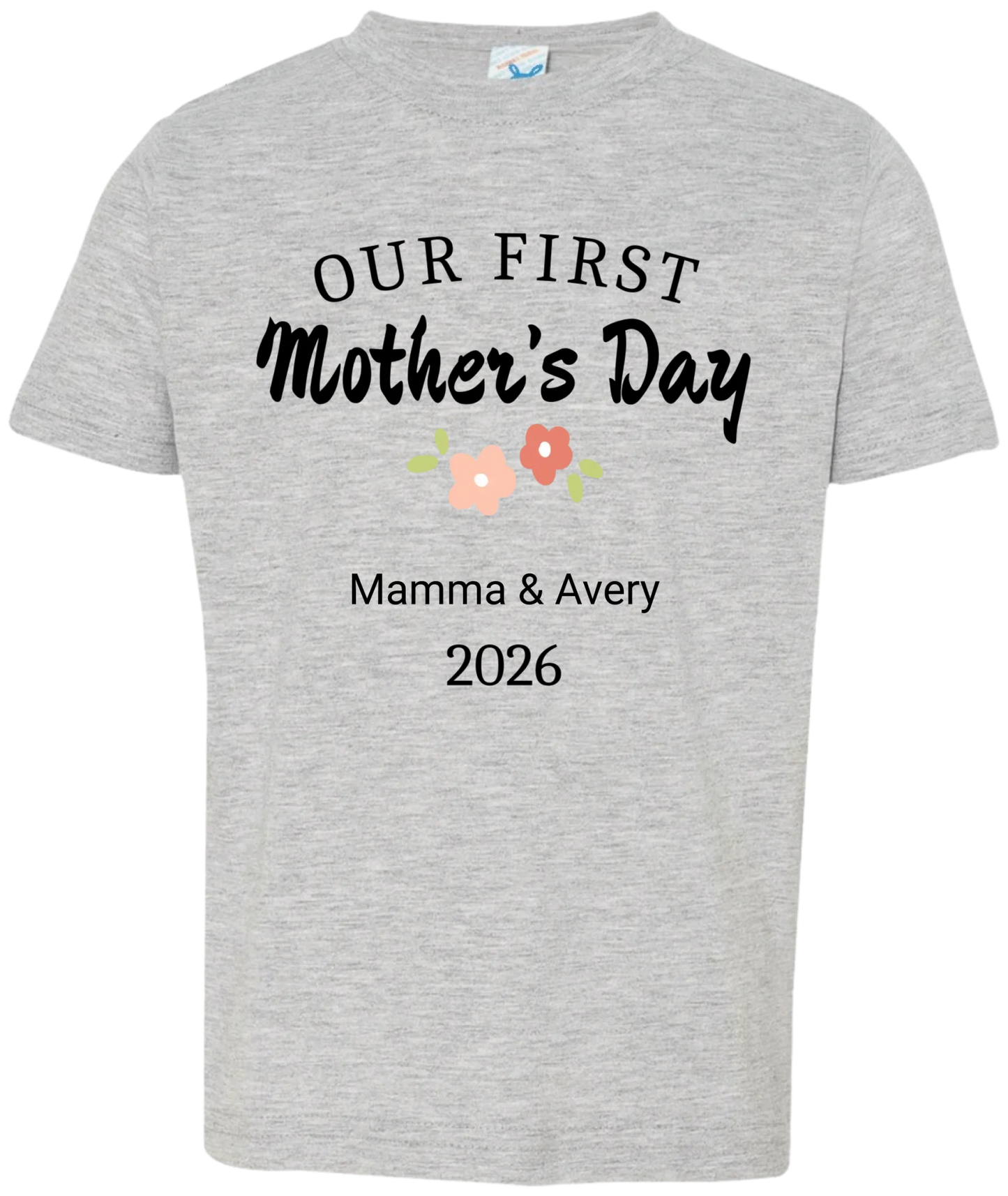 Personalized - Our First Mother's Day Mom & Baby Matching Shirts - BK