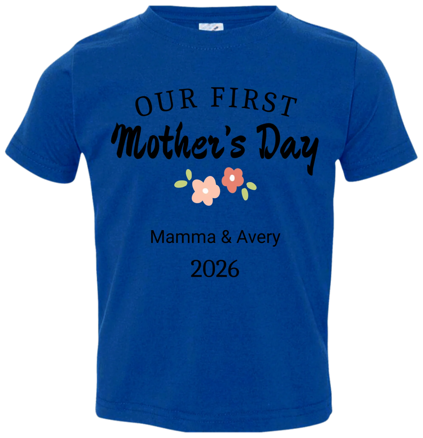 Personalized - Our First Mother's Day Mom & Baby Matching Shirts - BK