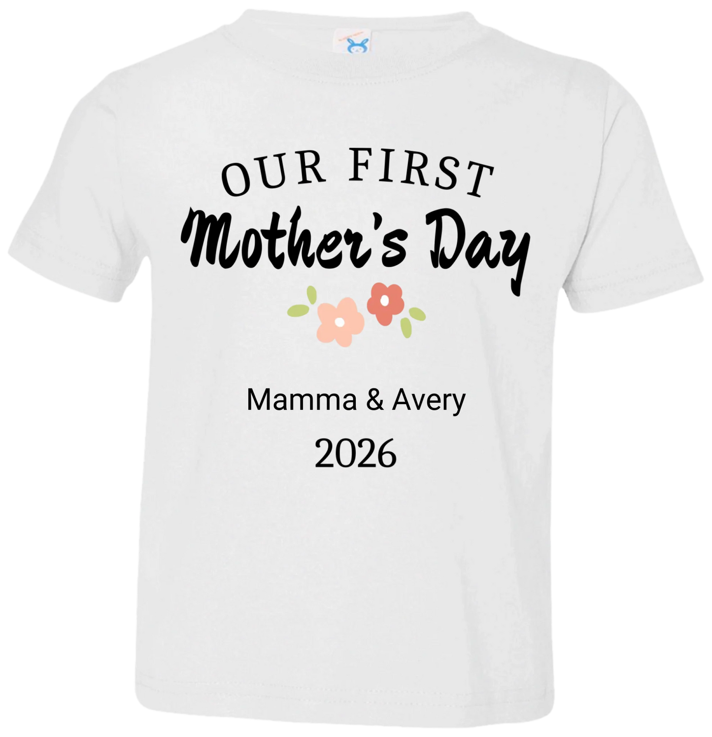 Personalized - Our First Mother's Day Mom & Baby Matching Shirts - BK