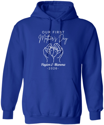 Personalized - Hands Holding Baby Feet - Our First Mother's Day