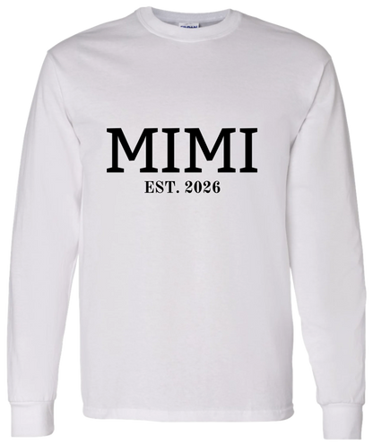 Personalized Mimi & Poppy Matching Shirts BK