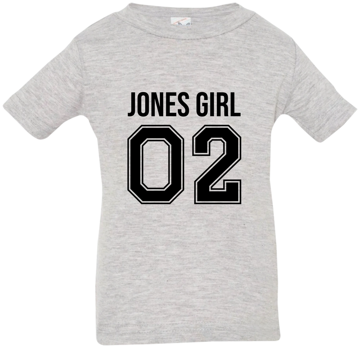 Personalized Last Name Sport Team Style Matching Shirts (design on front) BK